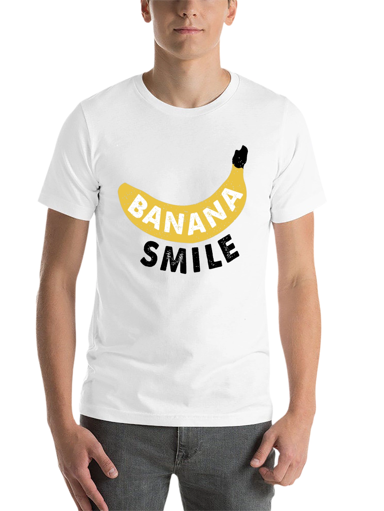 Black Banana Smile Black Graphic Tee view 14