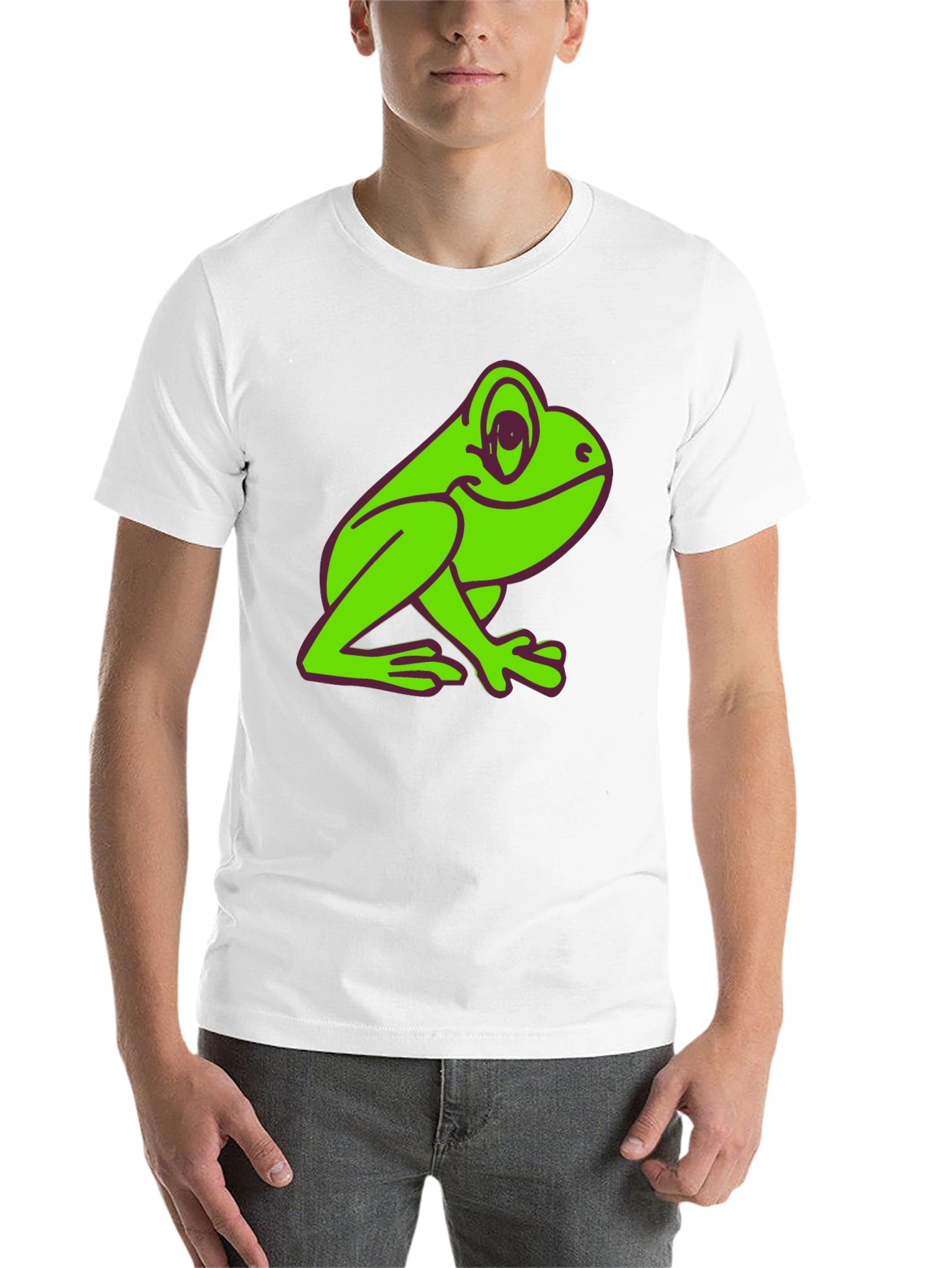 Black Fun Frog Graphic Tee - Black T-Shirt view 14