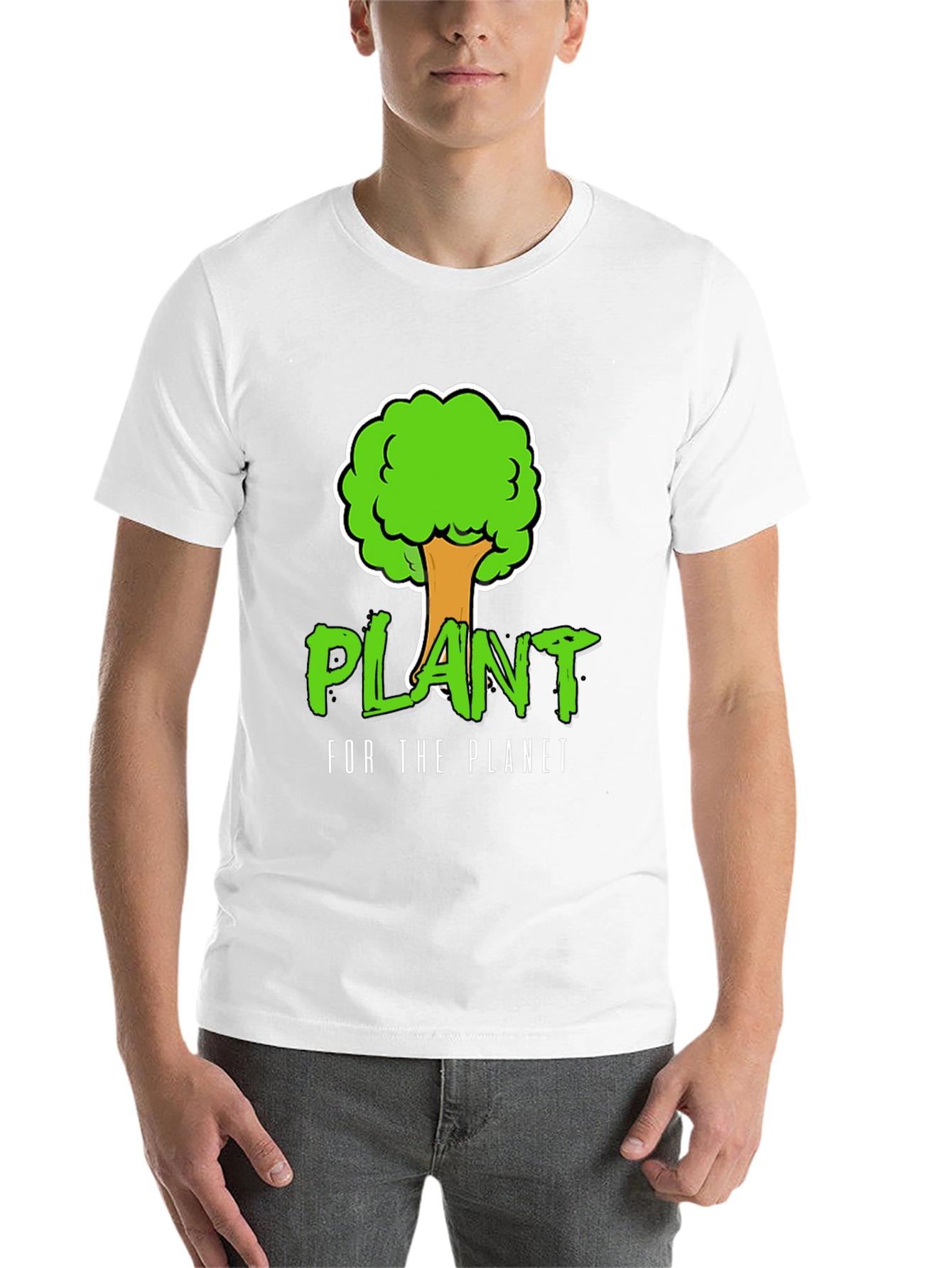 Black Plant for the Planet Graphic Tee - Black view 14