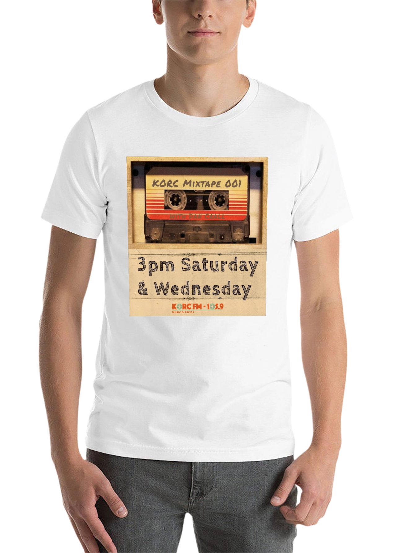 Black Retro KORC Mixtape T-Shirt - Music & Civic Pride view 14