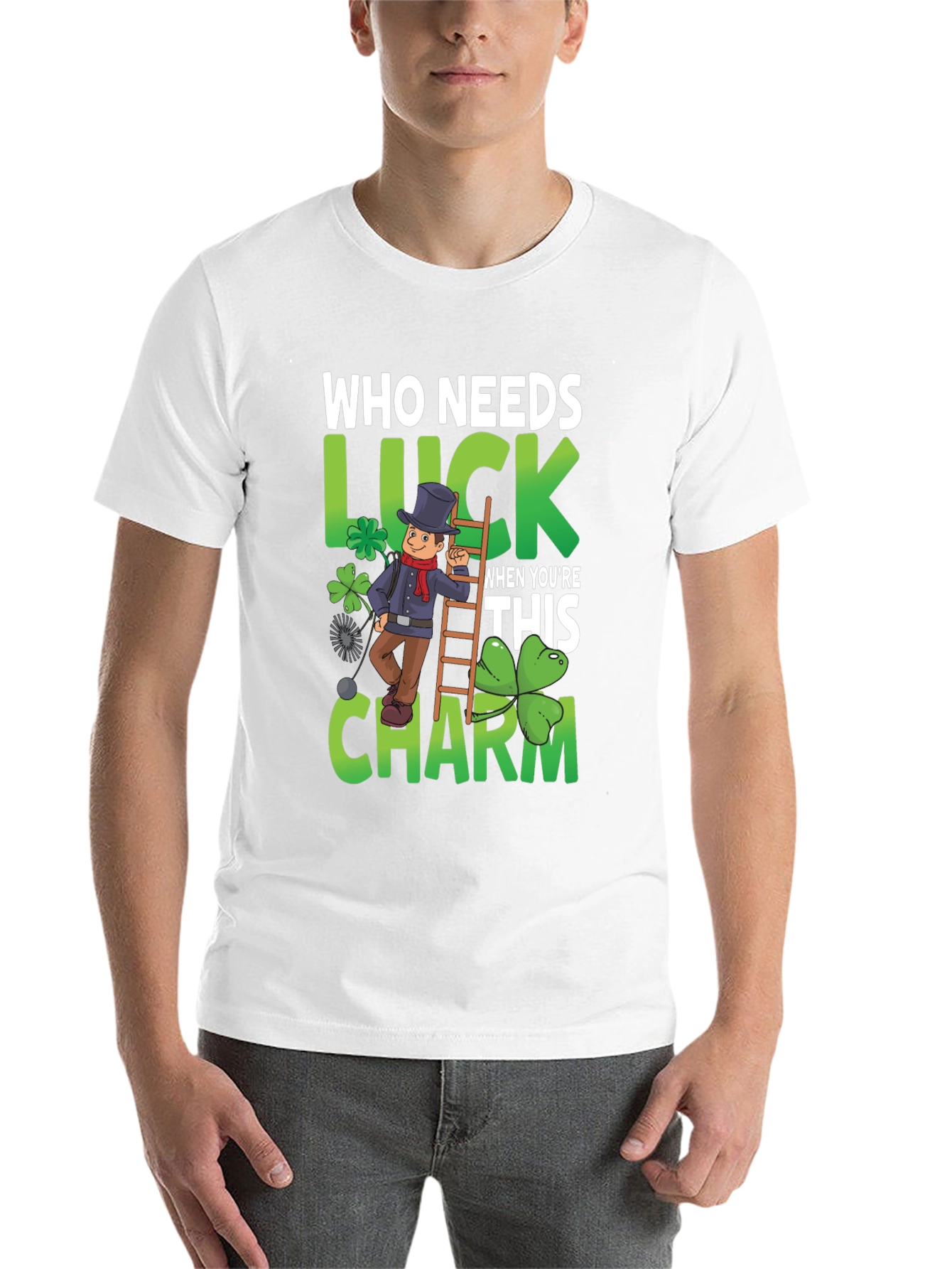 Lucky Charm Graphic T-Shirt - St. Patrick's Day - 14