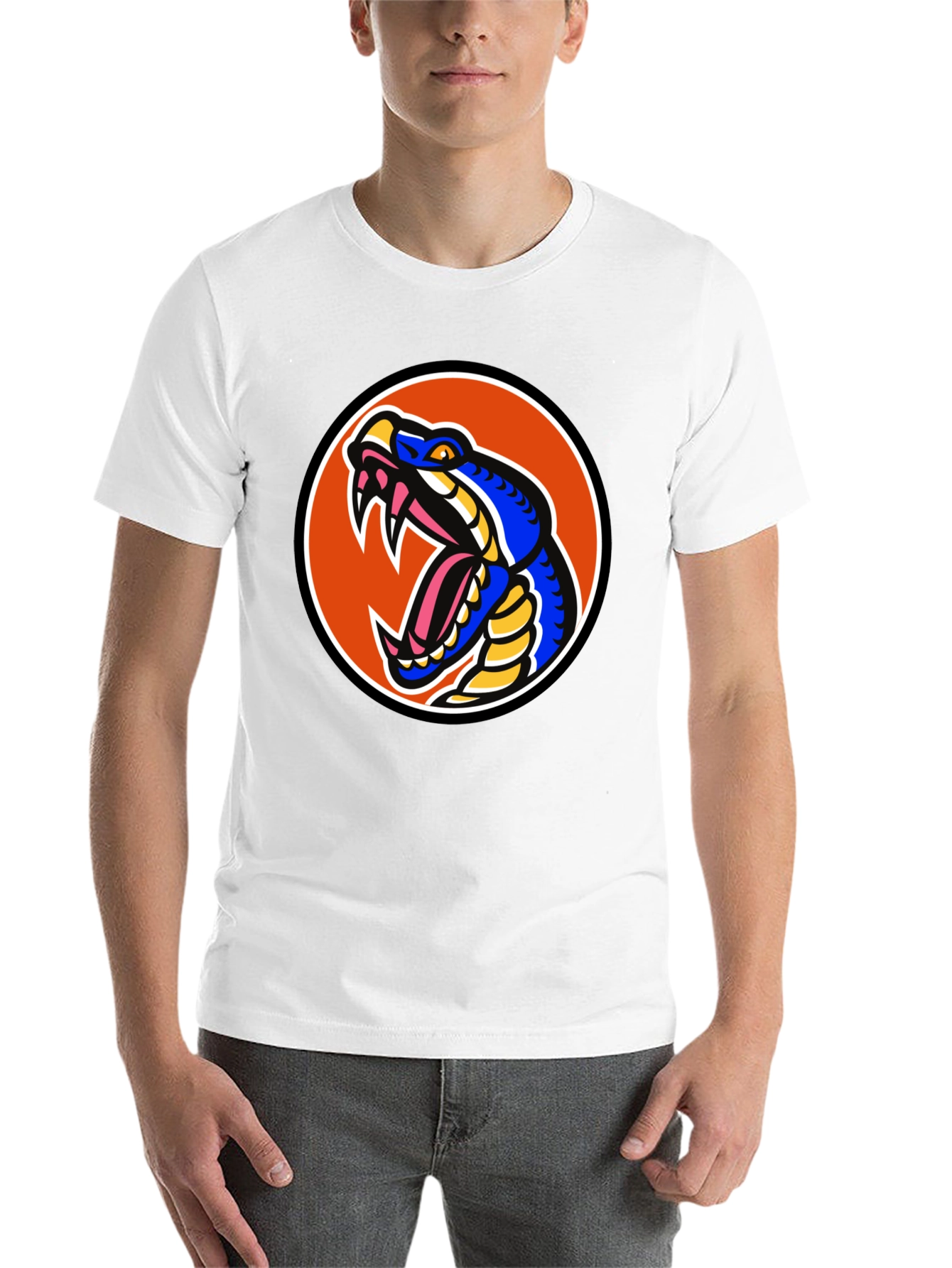 Black Snake Graphic Tee - Bold Cobra Design view 14