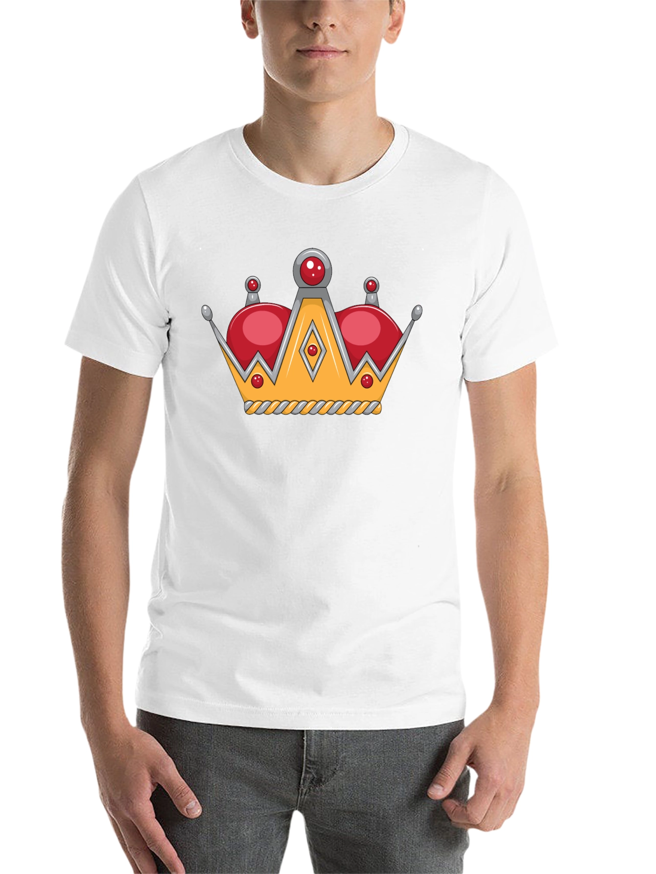Black Crown Graphic Tee - Novelty Design view 14