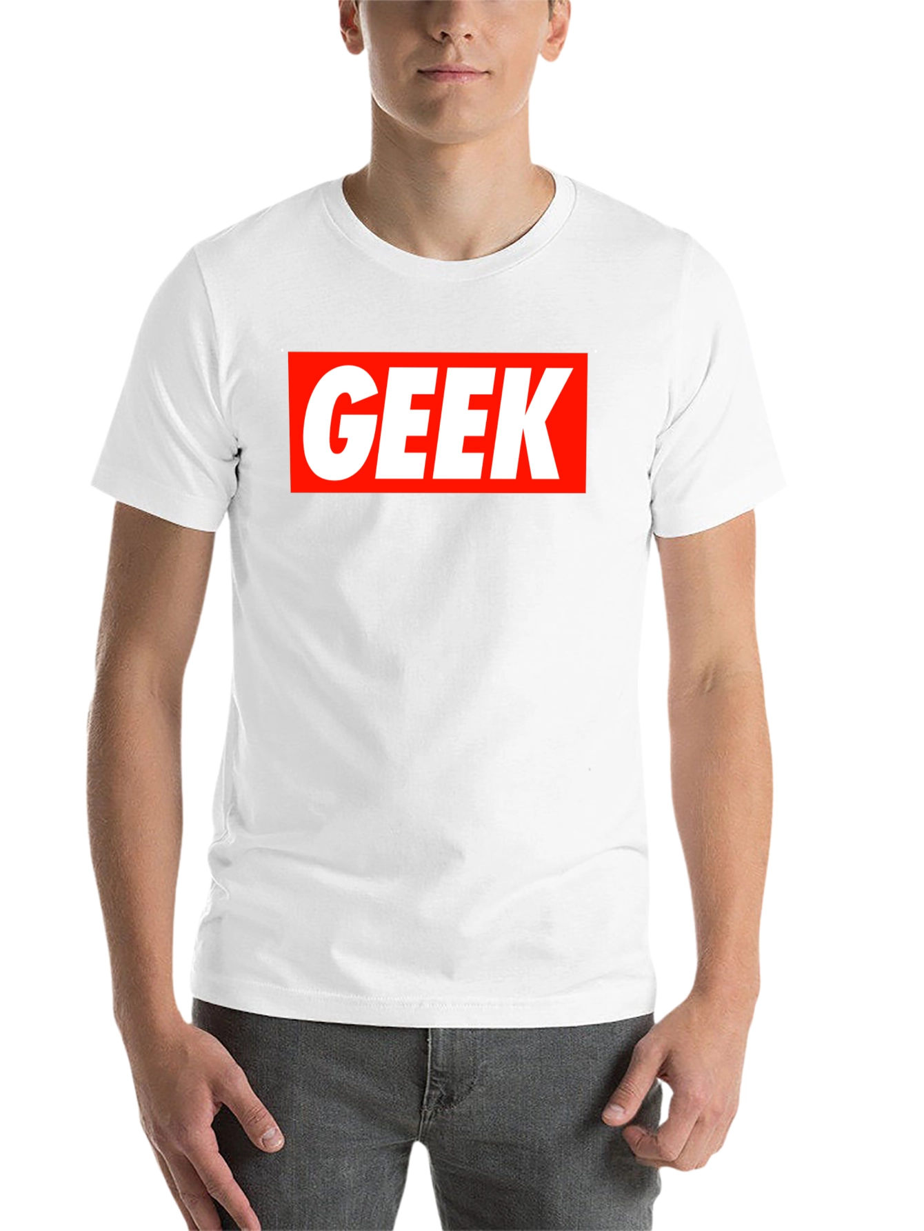 Black Geek Graphic Tee - Black Short Sleeve T-Shirt view 14
