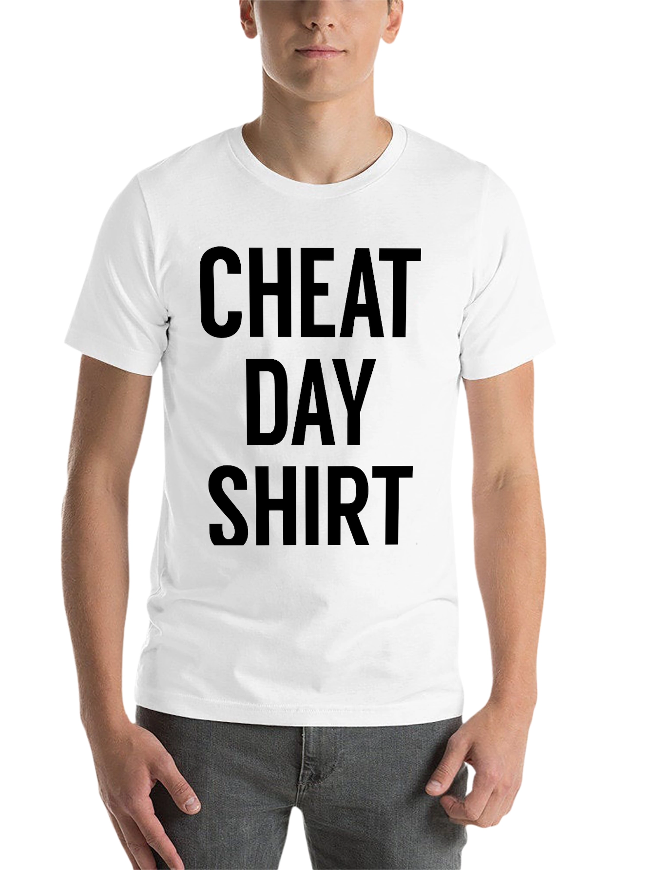 Black Cheat Day Shirt - Relaxed Fit Tee view 14