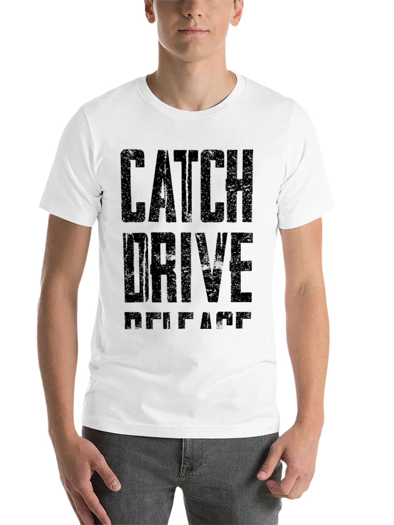 Black Catch Drive Release Black Graphic Tee view 14