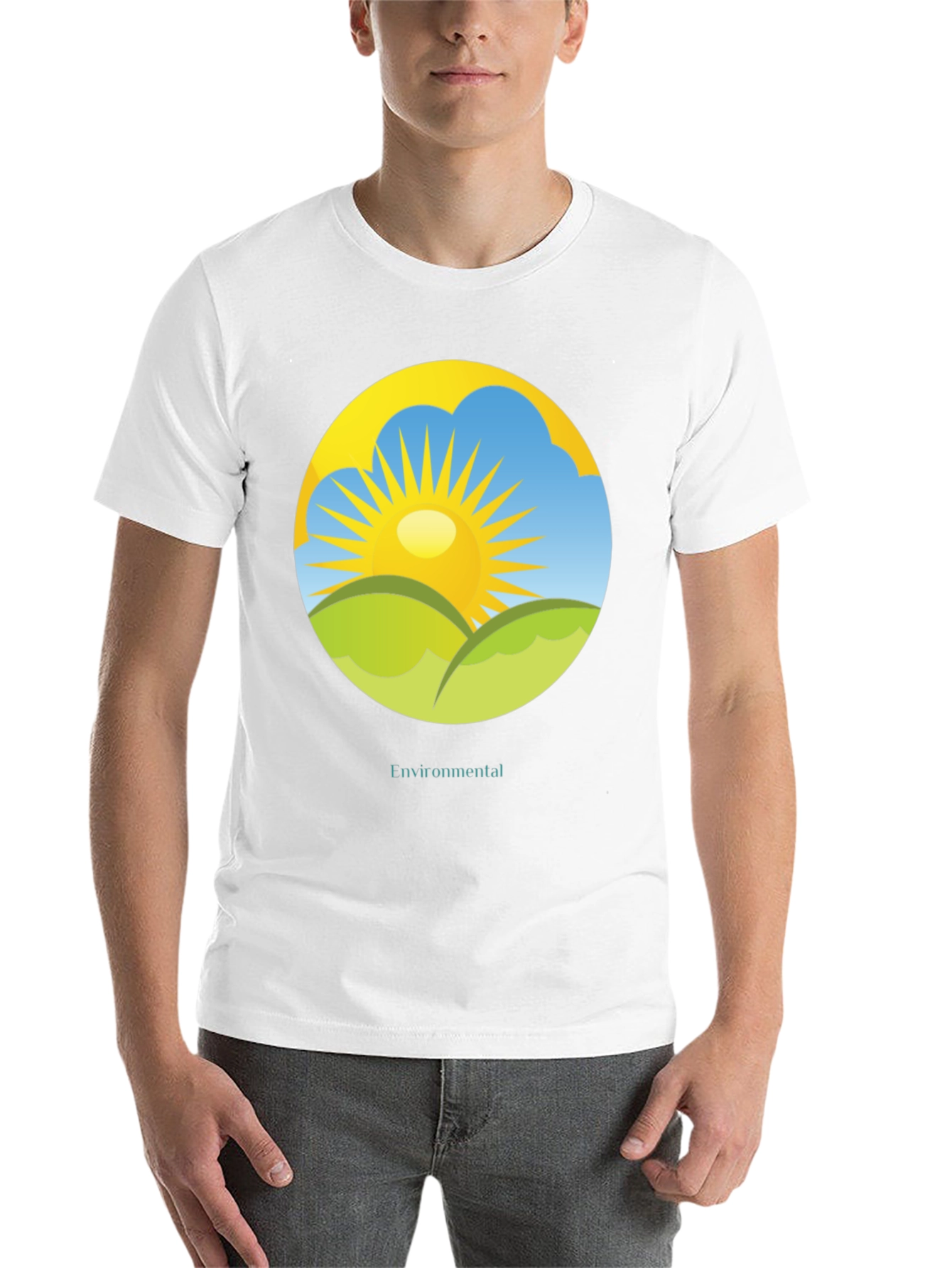 Black Environmental Graphic Tee -  Nature Inspired Design view 14