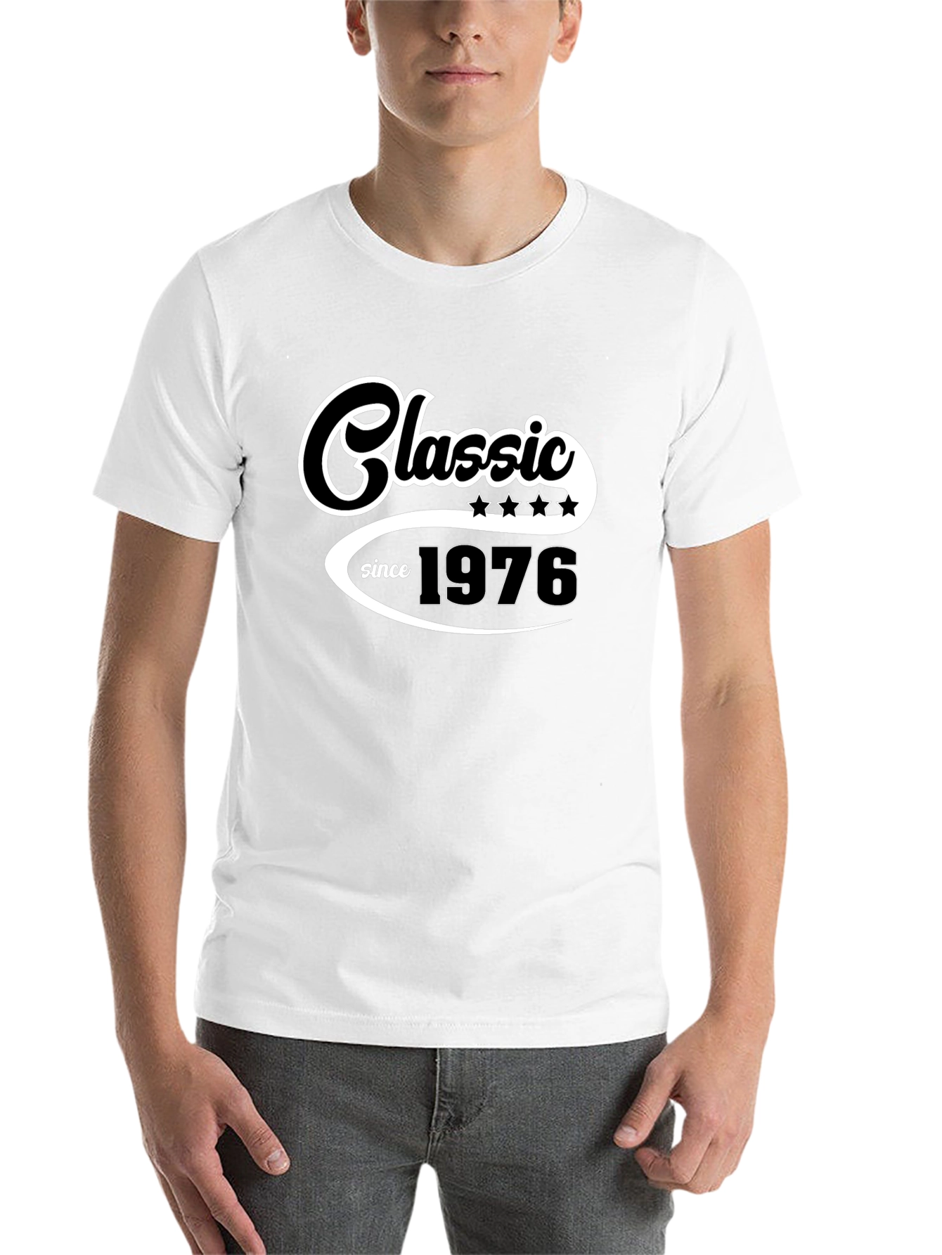 Black Classic Since 1976 Black T-Shirt view 14