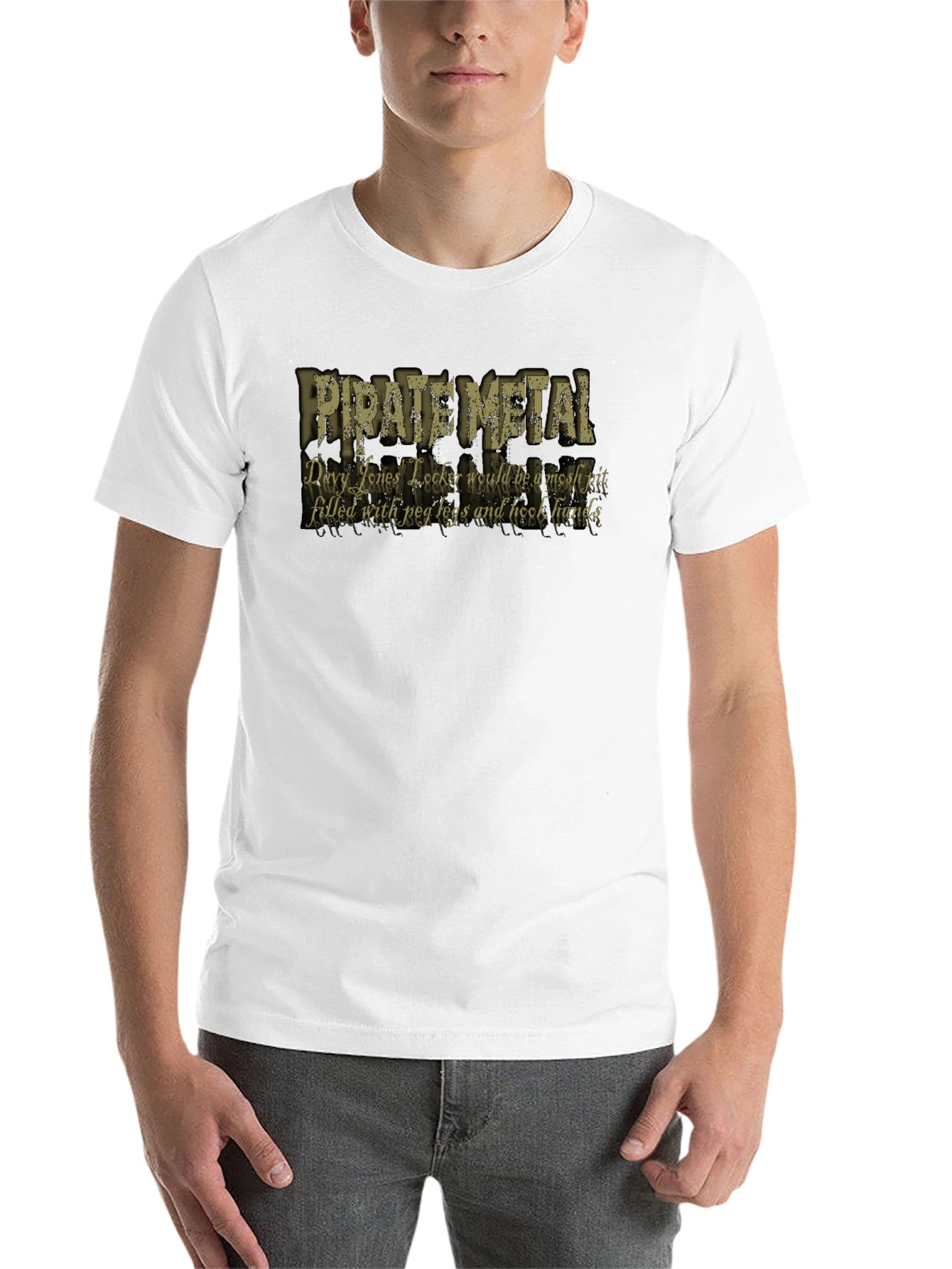Black Pirate Metal Graphic T-Shirt view 14