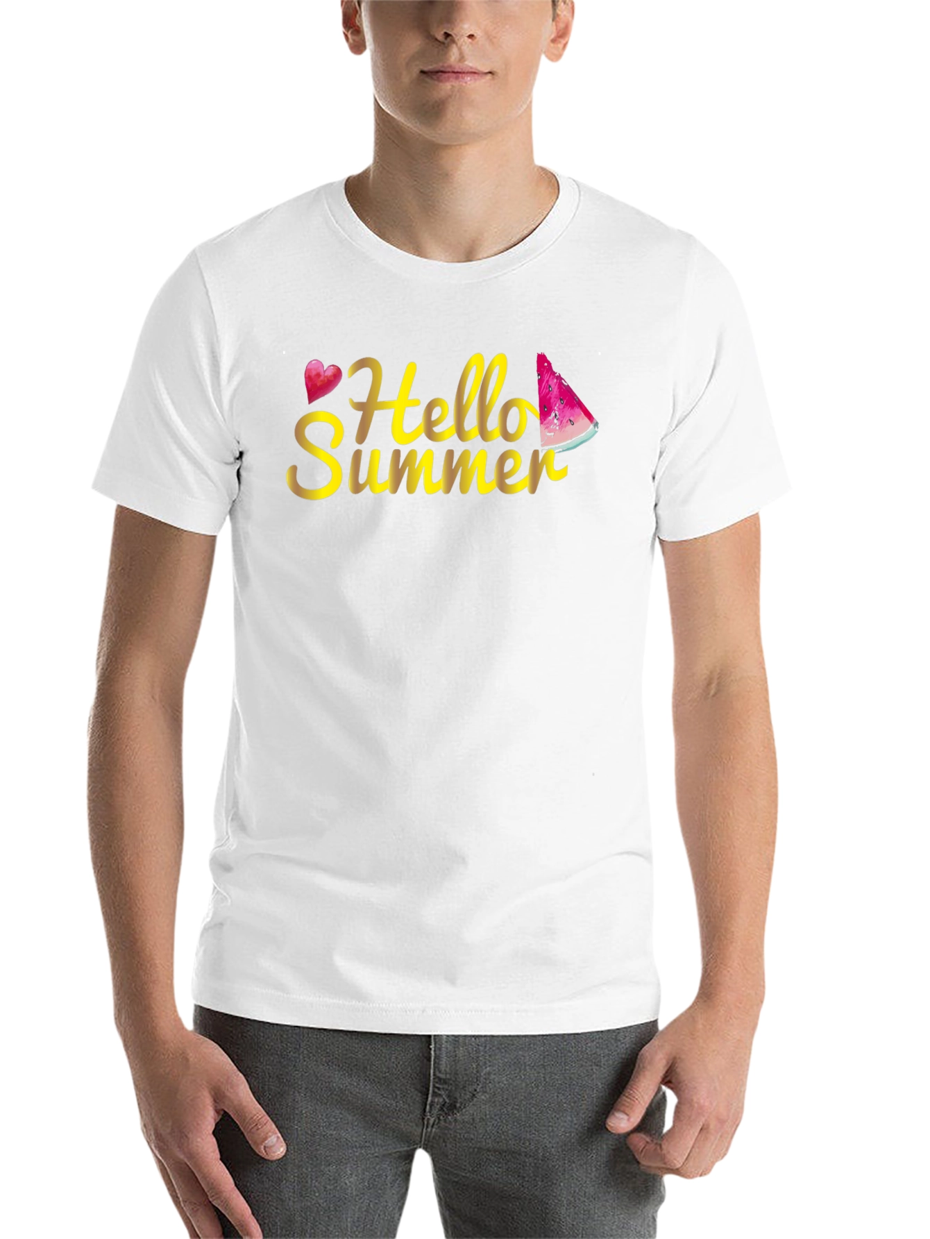 Black Hello Summer Black T-Shirt view 14