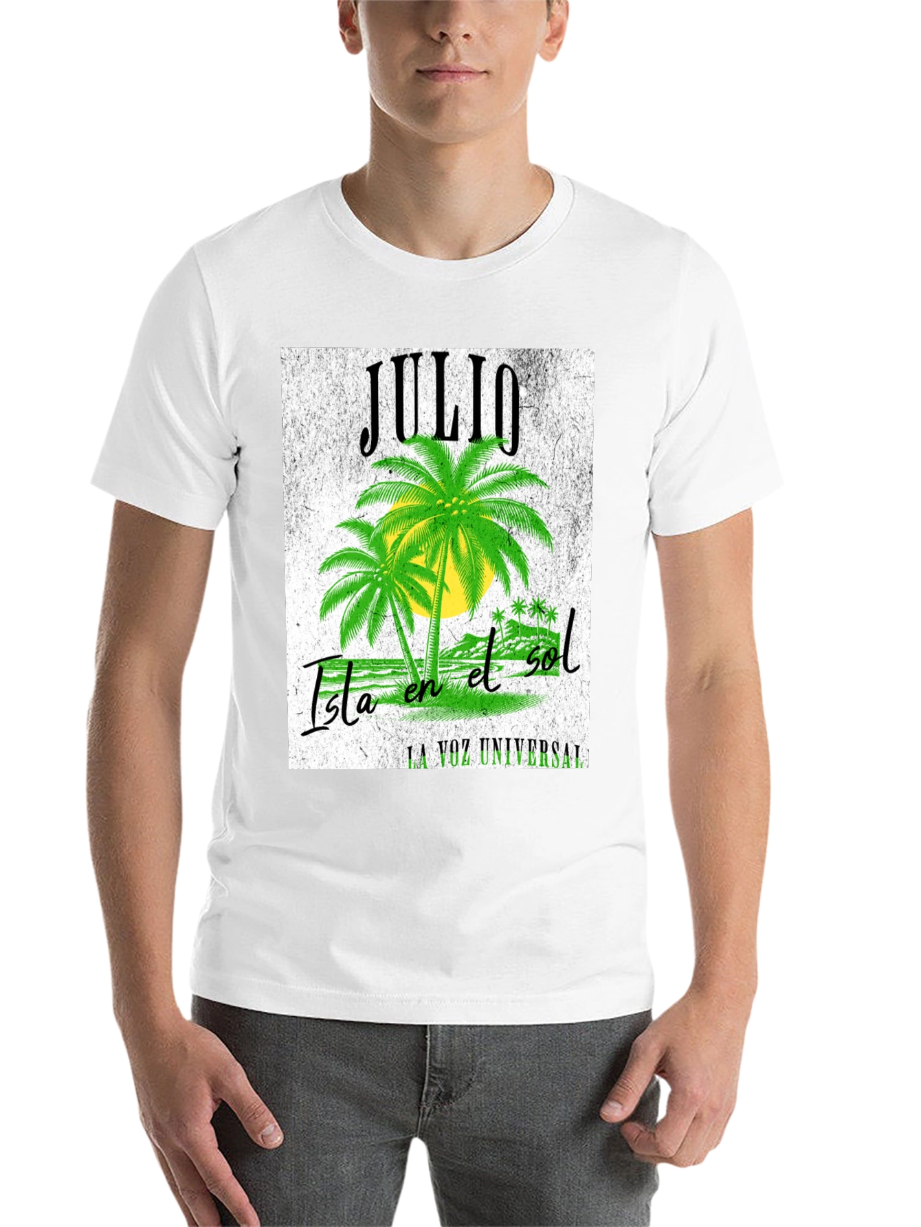 Black Julio Isla en el Sol T-Shirt - Black Cotton Tee view 14