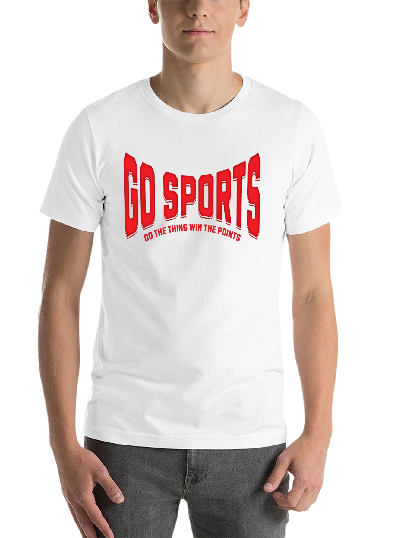 Black Go Sports Graphic T-Shirt - Funny Slogan Tee view 14