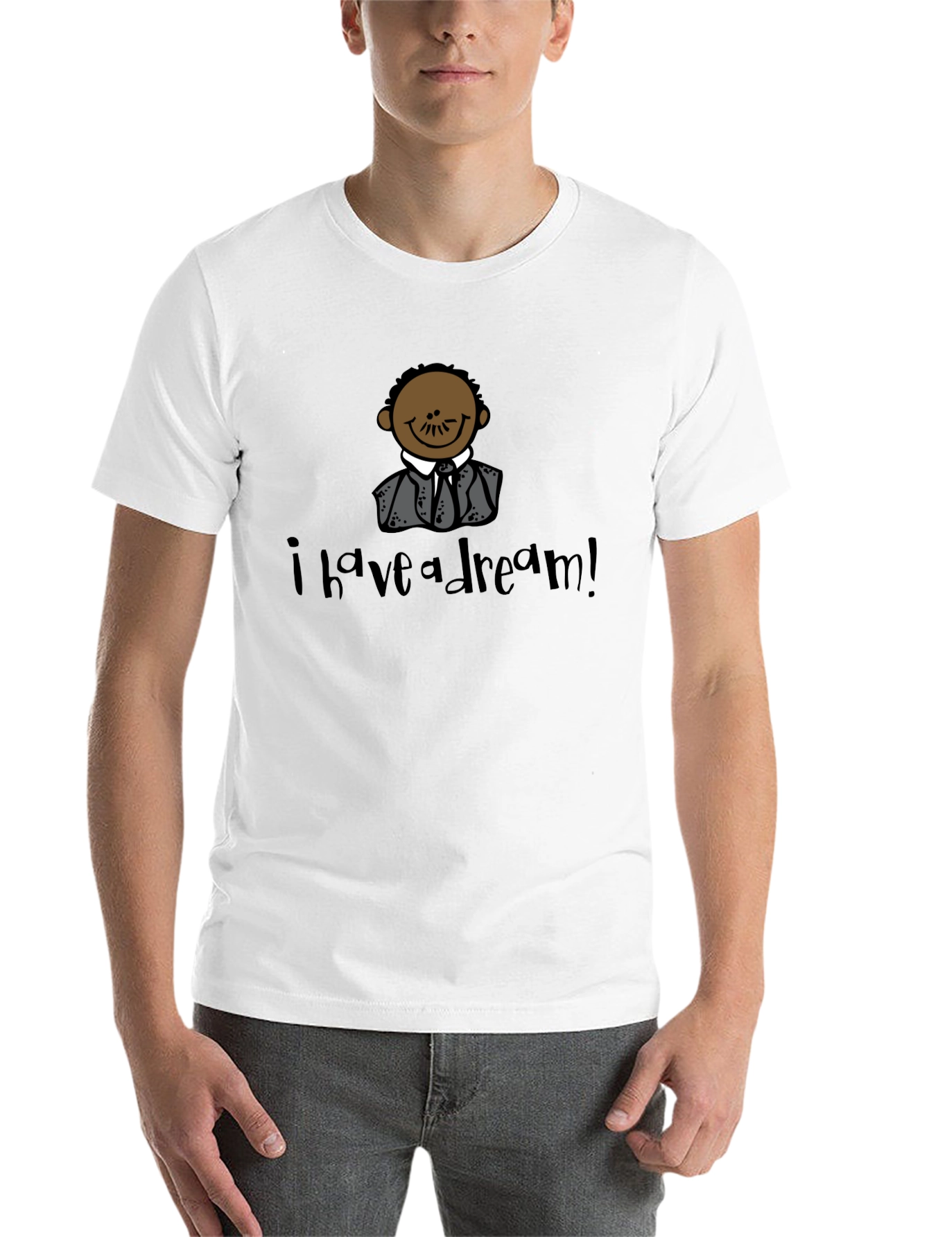 Black I Have a Dream T-Shirt view 14
