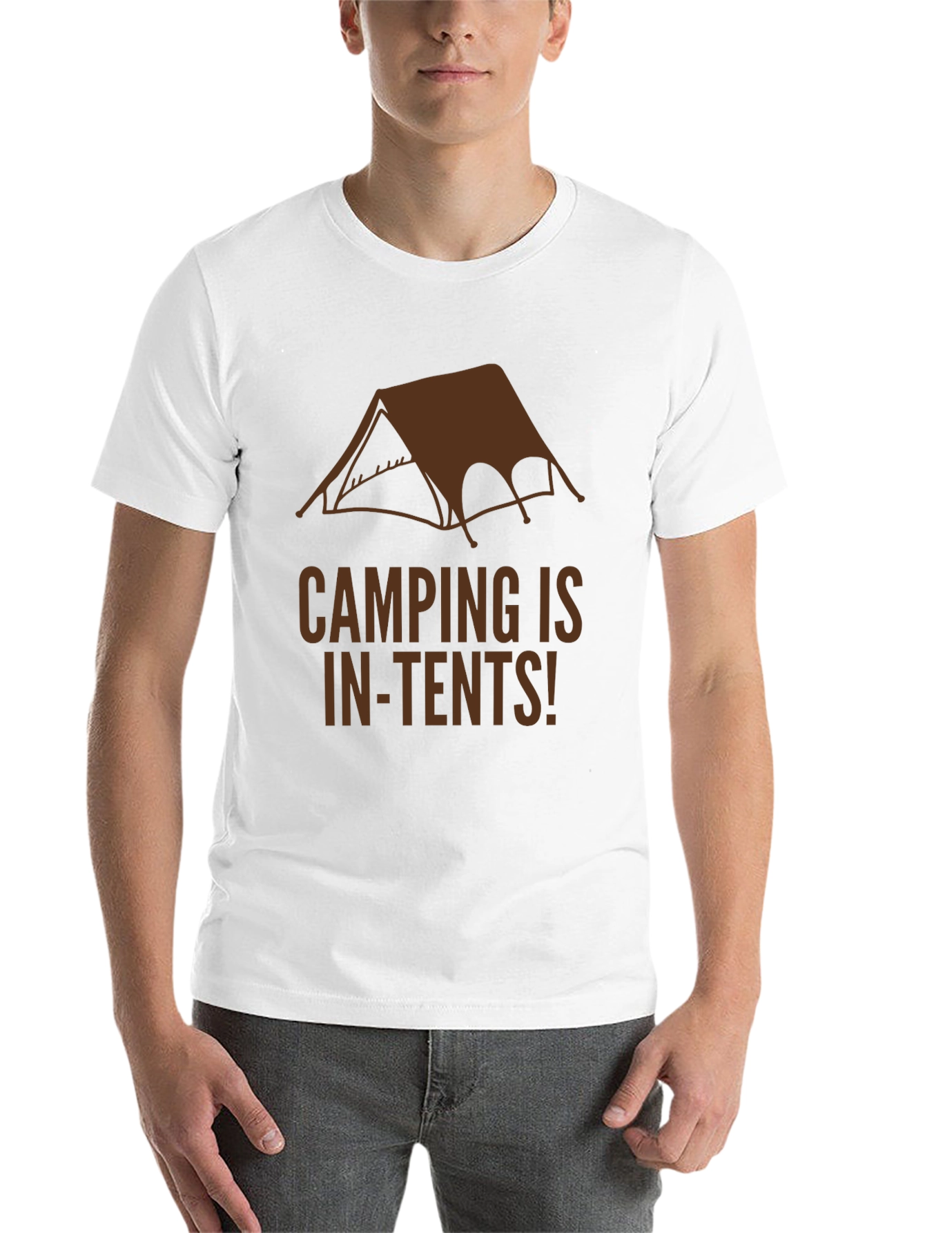 Black Camping Is In-Tents! Graphic Tee view 14