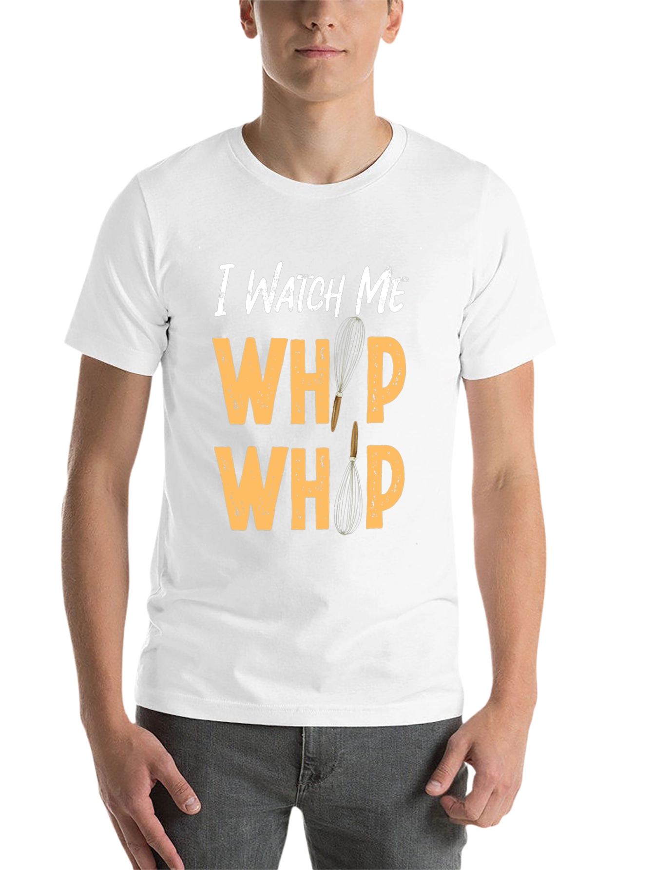 Black Watch Me Whip Novelty Black T-Shirt view 14