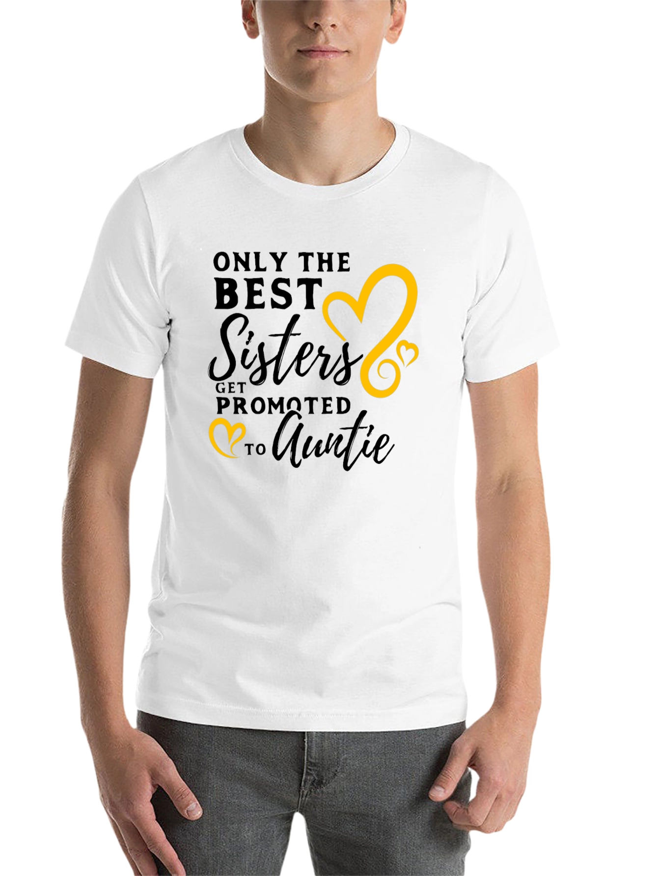 Black Best Sisters Get Promoted to Auntie T-Shirt view 14