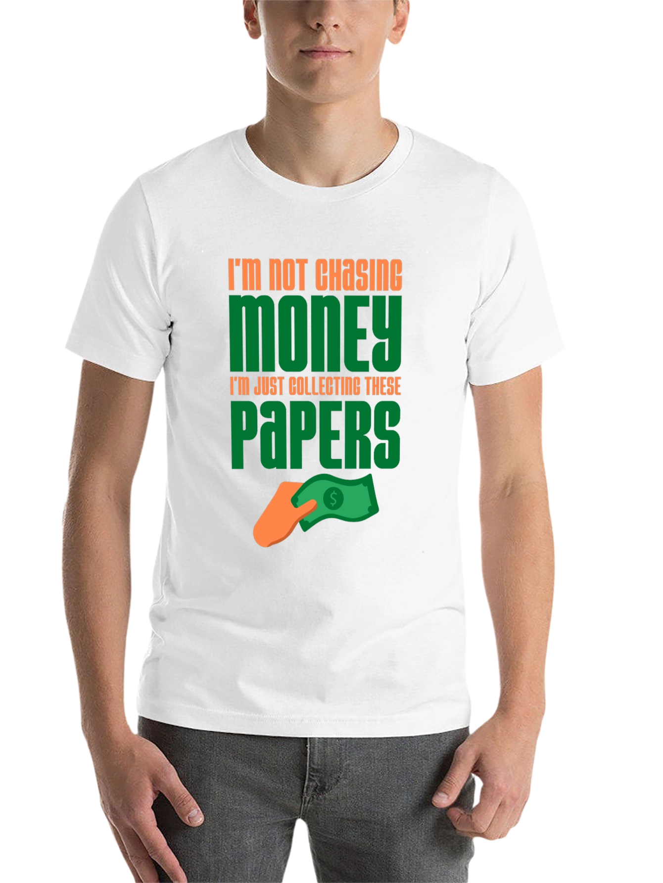 Black Funny Money Collecting Graphic T-Shirt view 14