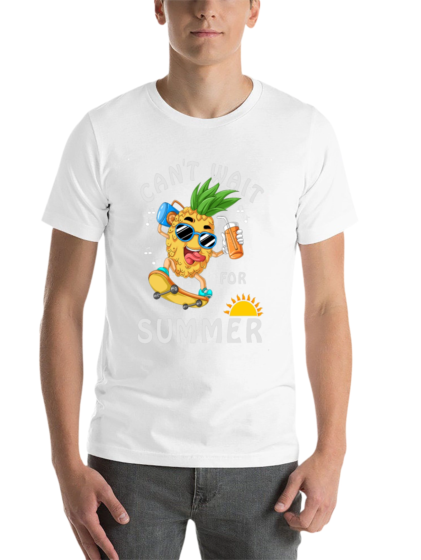 Black Can't Wait For Summer T-Shirt view 14