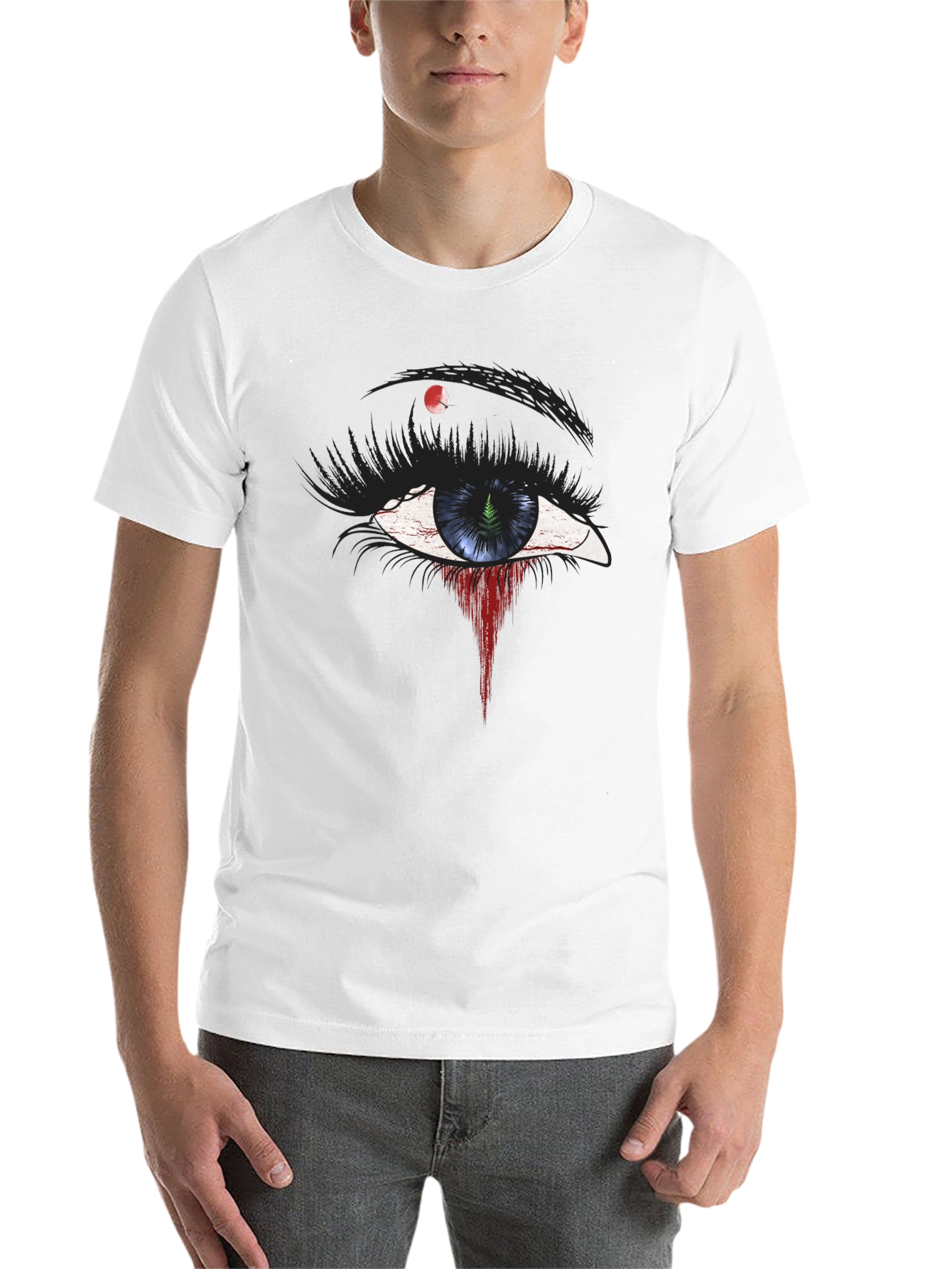 Black Eye Graphic Black T-Shirt view 14