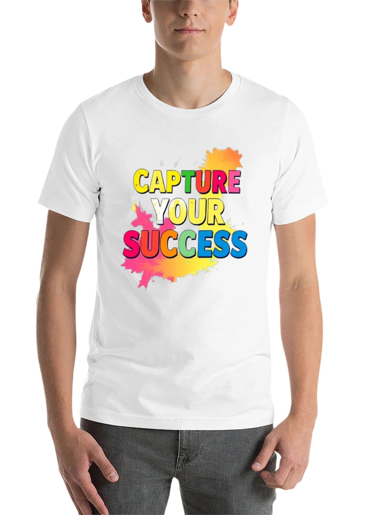 Black Capture Your Success Graphic Tee view 14