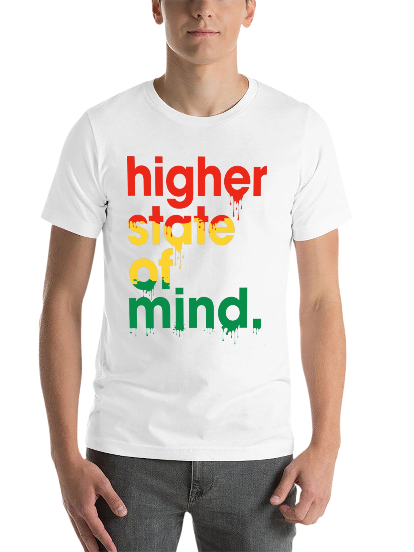 Black Higher State of Mind Graphic Tee view 14