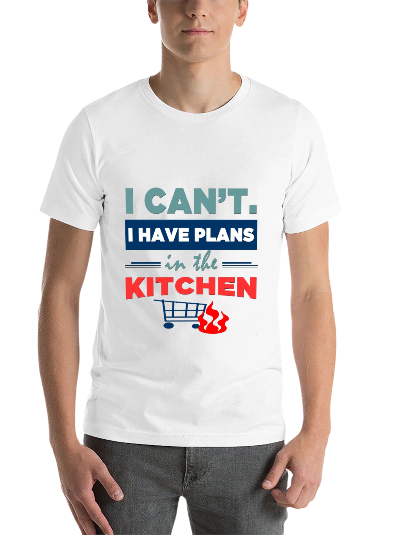 Black Funny Kitchen Plans Graphic Tee - Black view 14