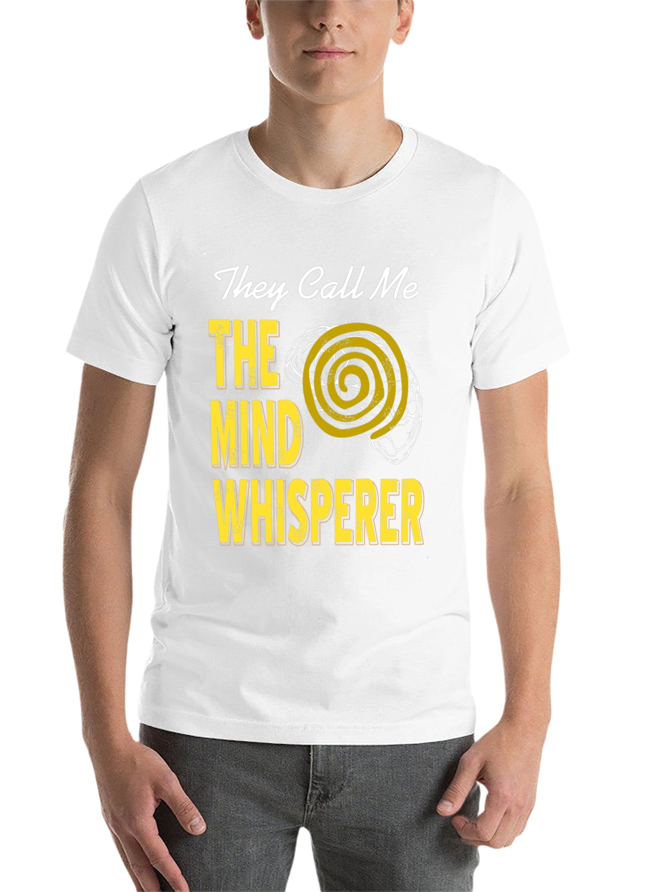 Black Mind Whisperer T-Shirt - Funny Psychology Tee view 14