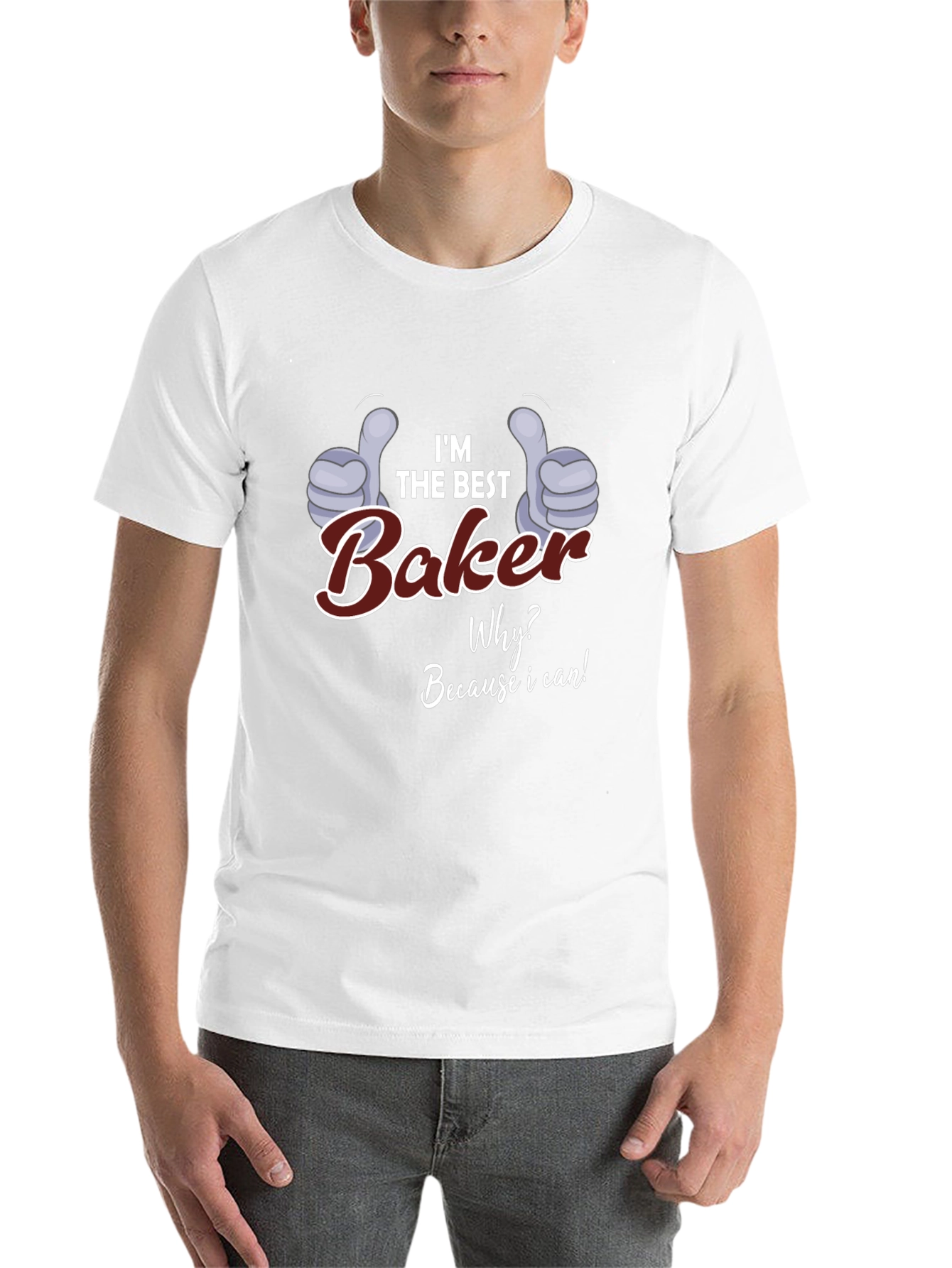 Black I'm the Best Baker T-Shirt - Funny Baking Gift view 14