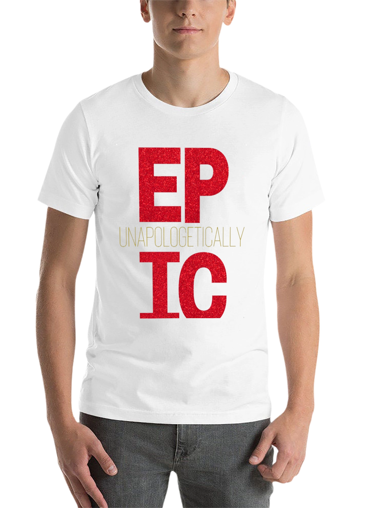 Black Unapologetically Epic T-Shirt view 14