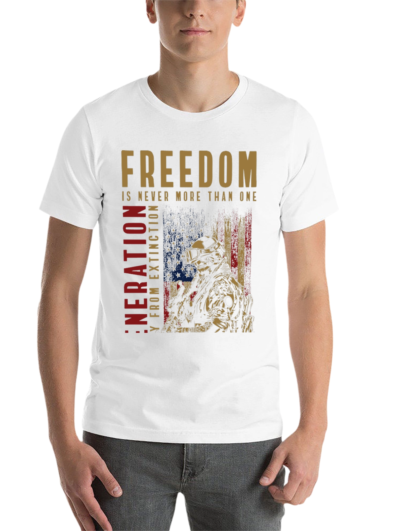 Black Freedom Generation T-Shirt view 14