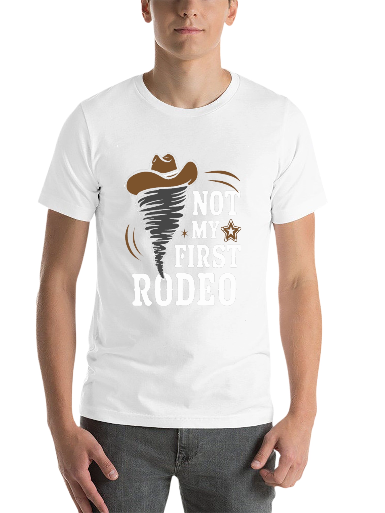 Black Not My First Rodeo Graphic T-Shirt view 14