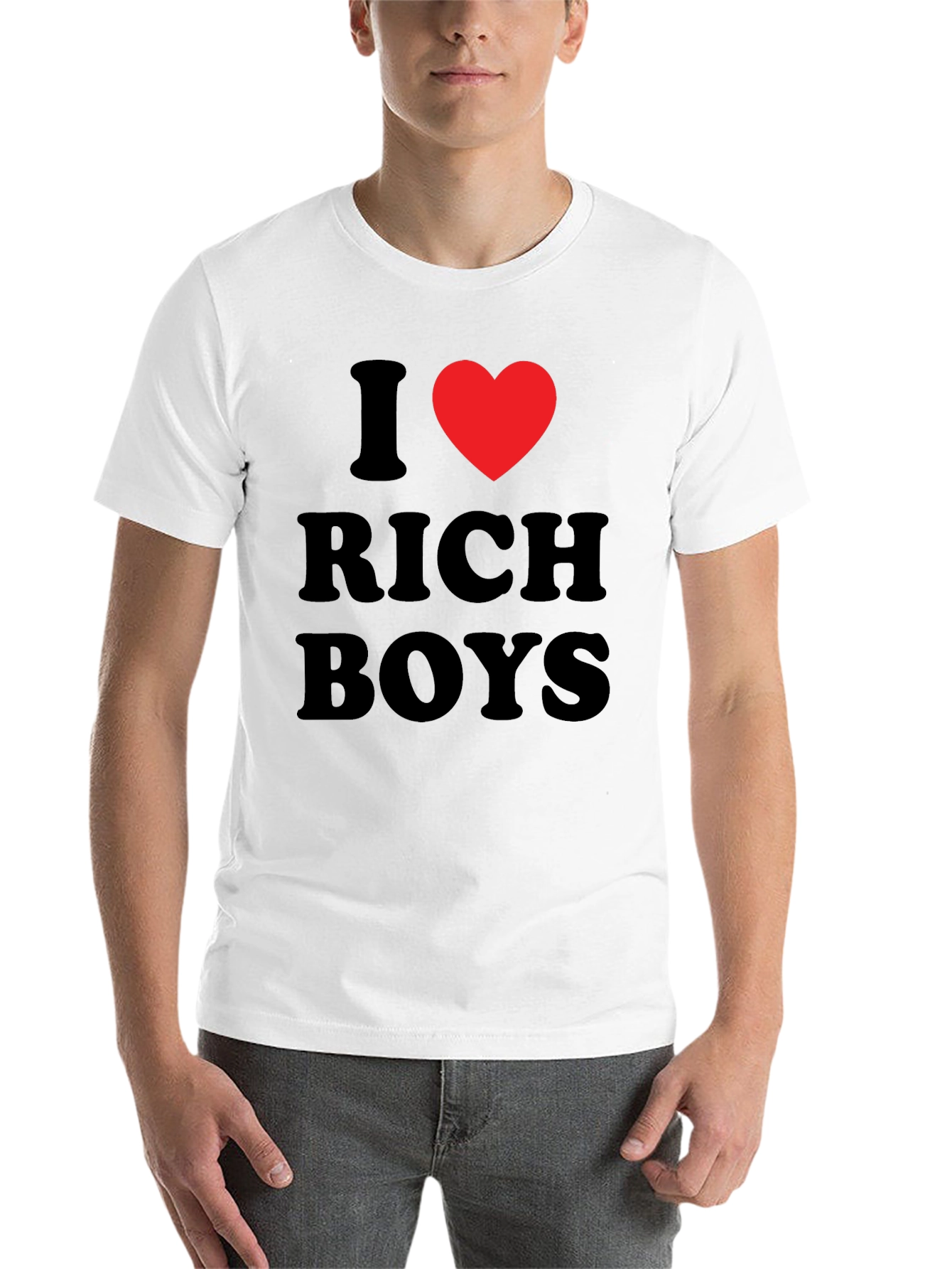 Black I Heart Rich Boys Black T-Shirt view 14