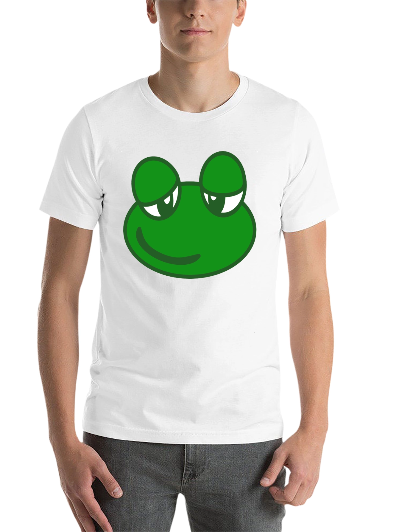 Black Cool Frog Graphic T-Shirt - Black view 14