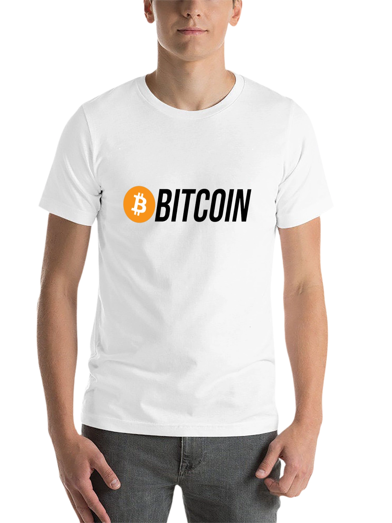 Black Bitcoin Black T-Shirt view 14