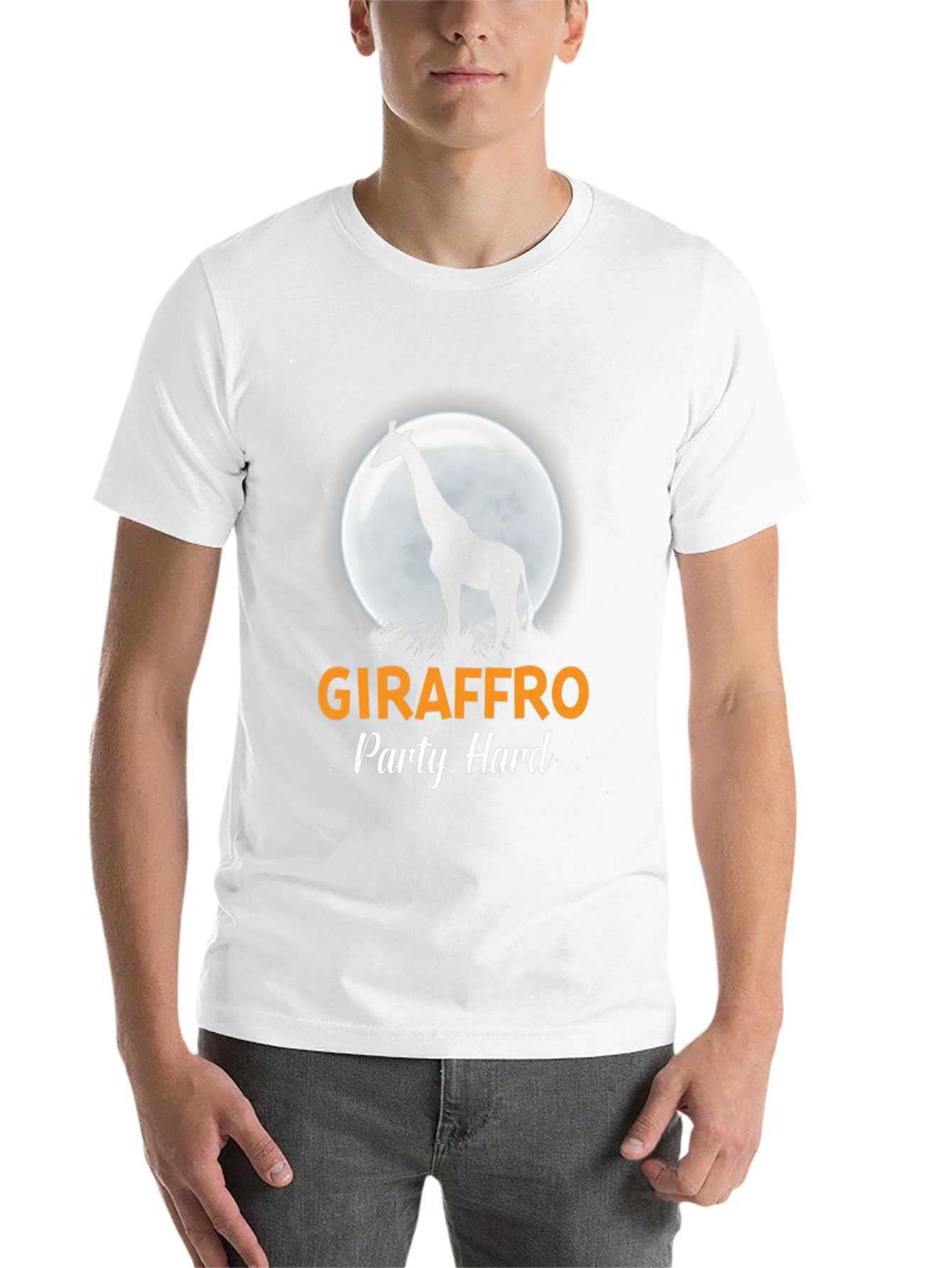 Black Giraffro Party Hard T-Shirt view 14