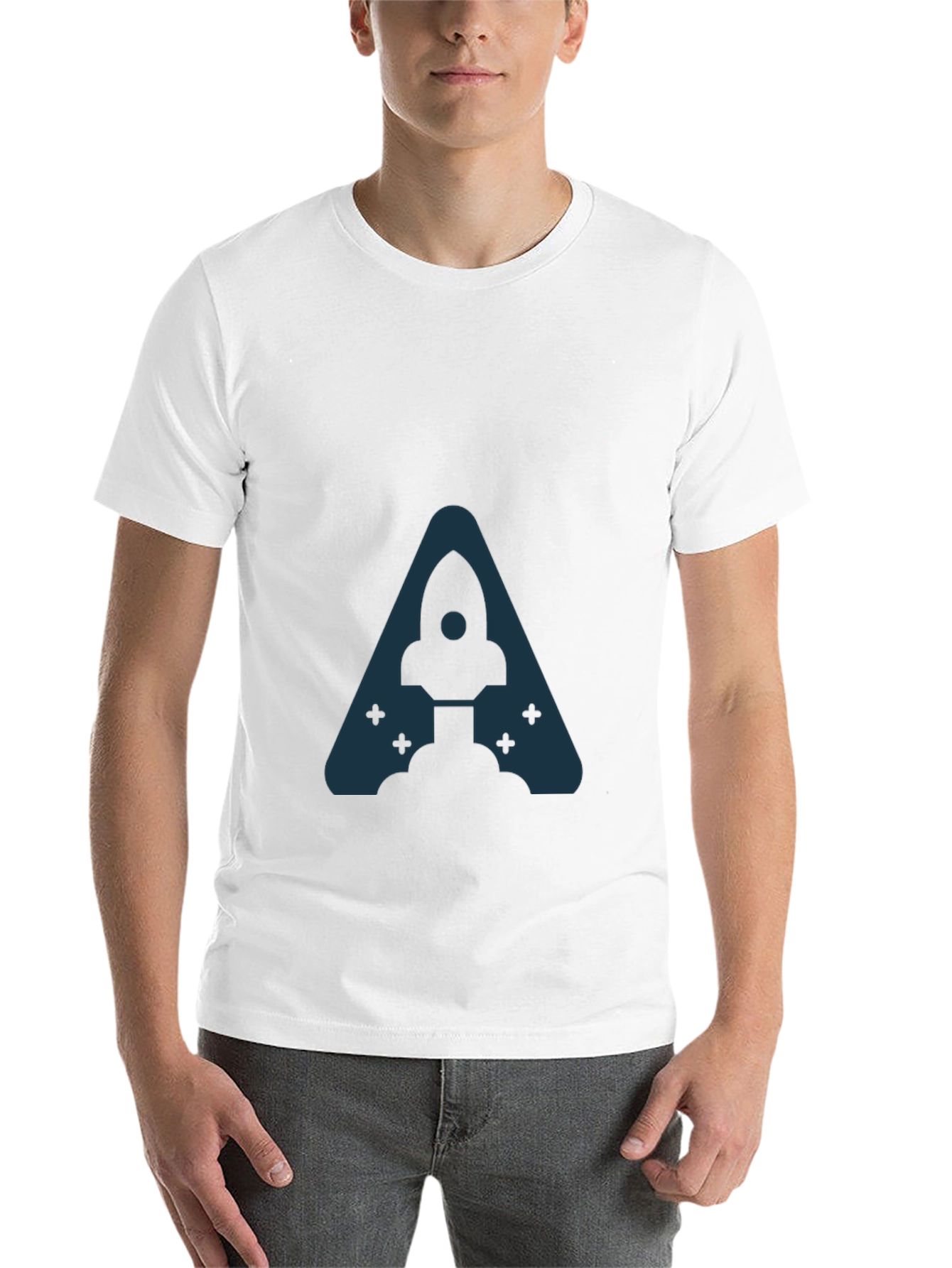 Black Rocket Gamer T-Shirt - Soft Cotton Graphic Tee view 14