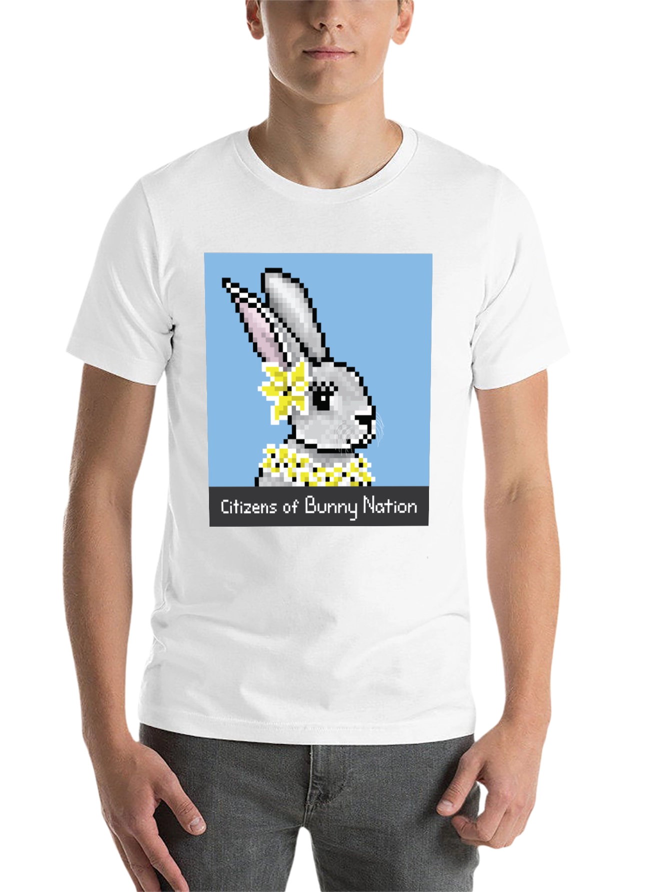 Black Citizens of Bunny Nation T-Shirt view 14