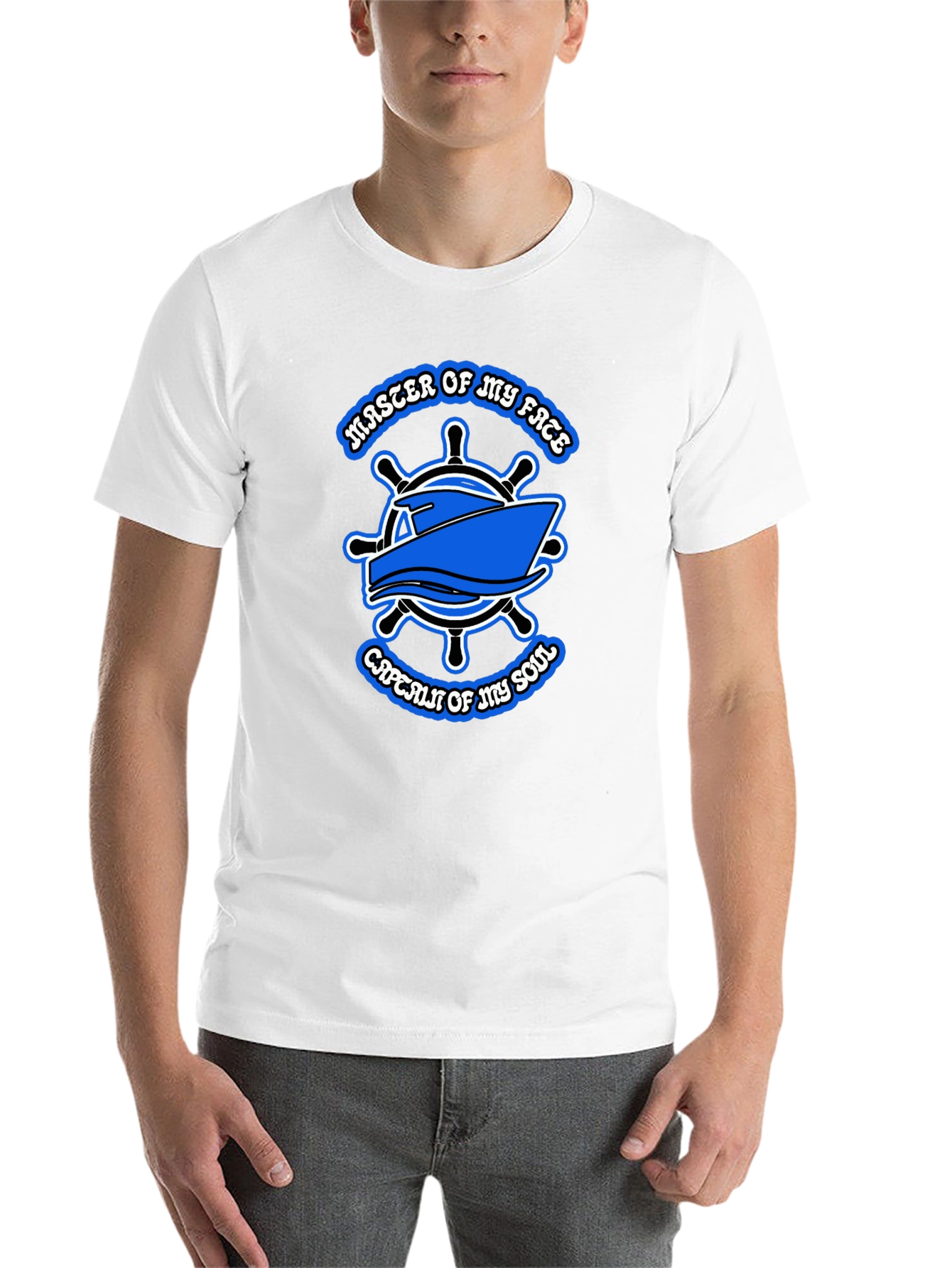 Nautical Theme T-Shirt - Master of My Fate, Captain of My Soul - 14