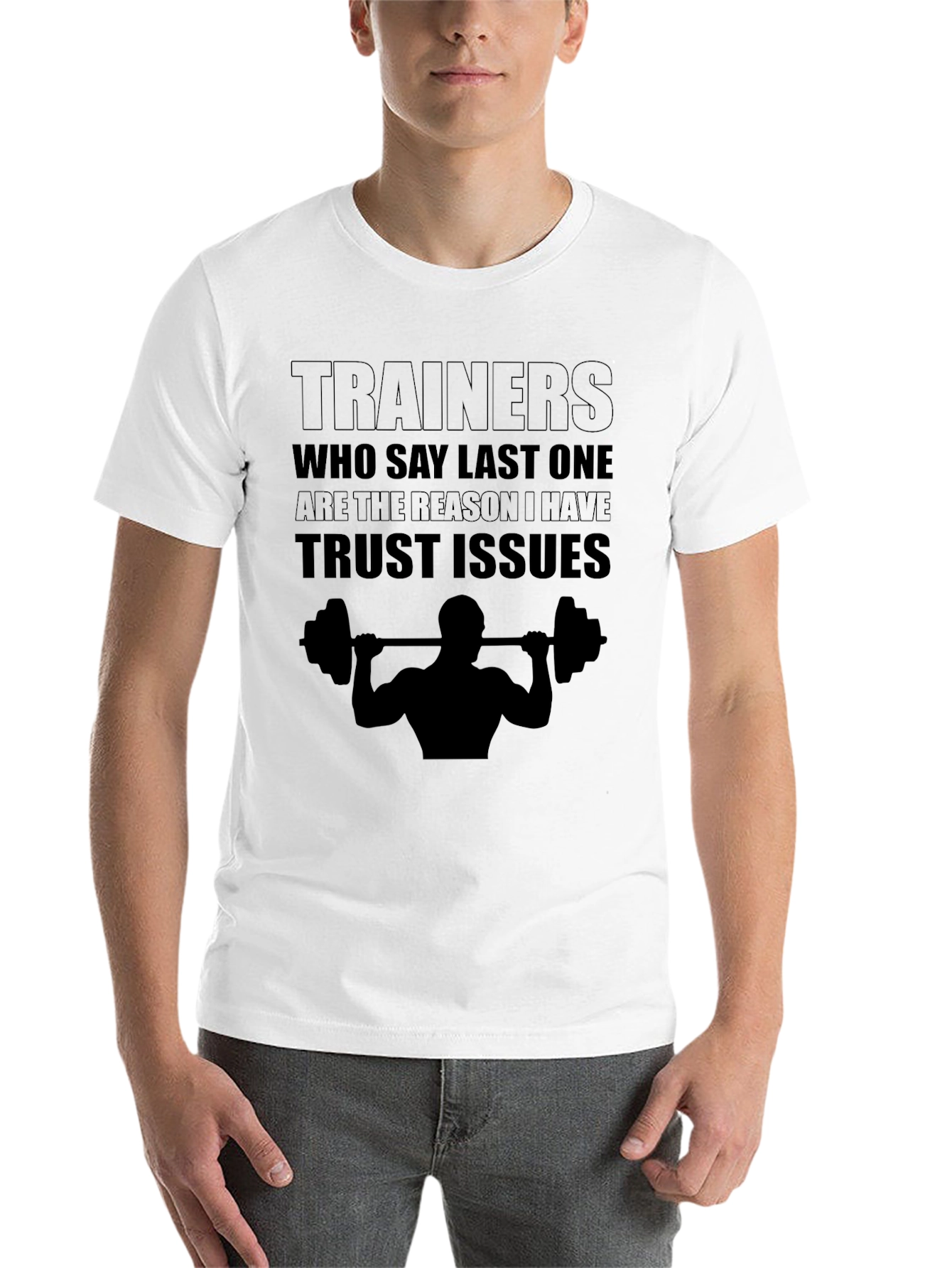Black Trainers Trust Issues Graphic T-Shirt view 14