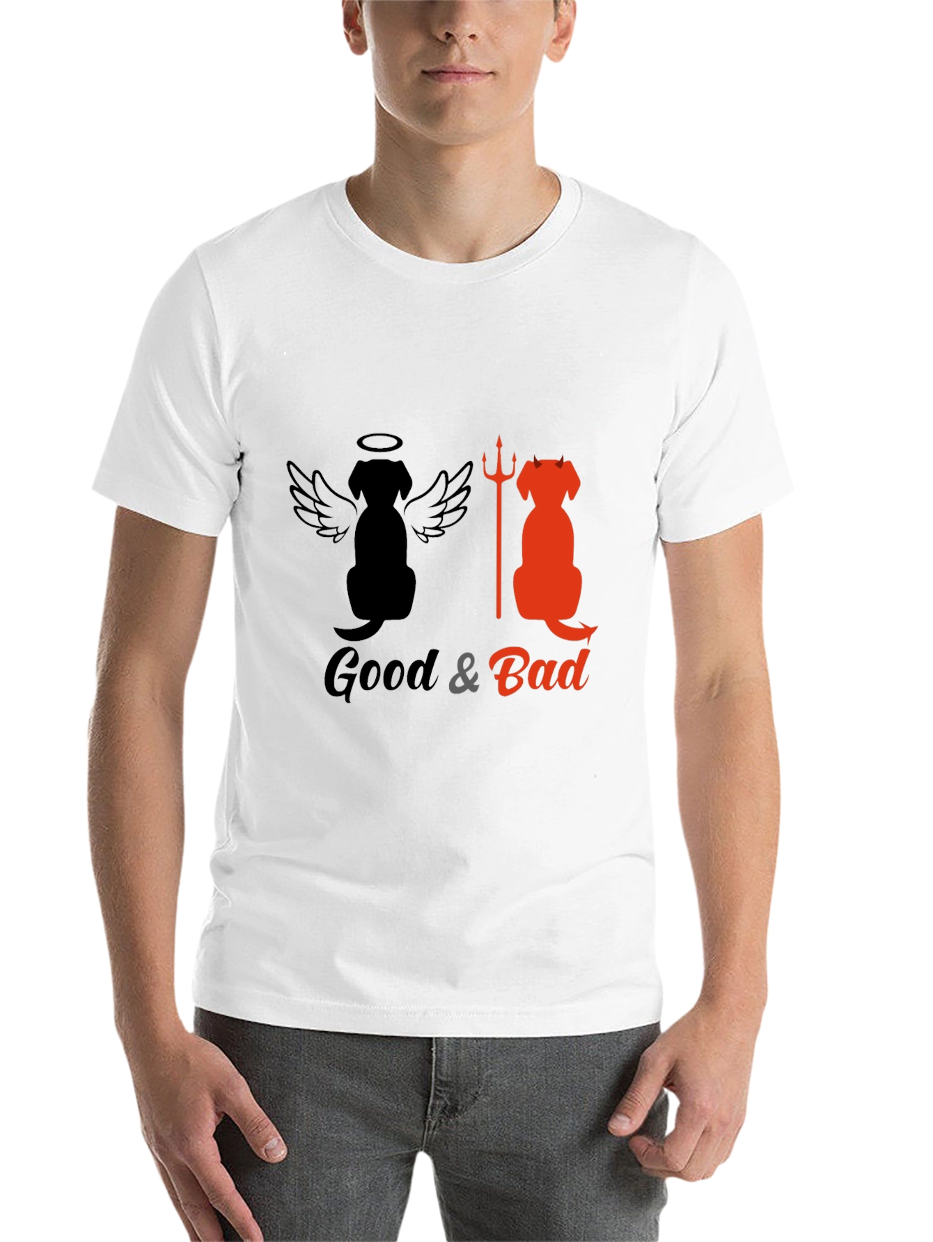 Good & Bad Dog Graphic Tee - 14