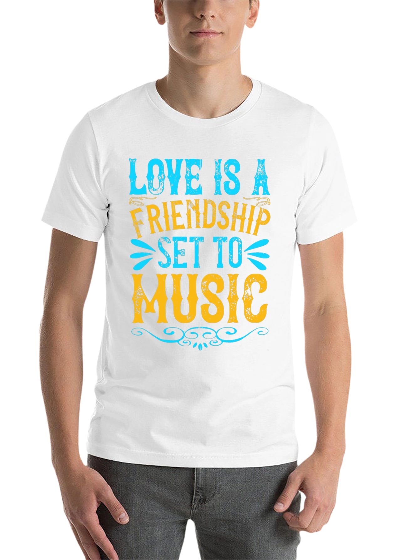 Black Love is Music Graphic T-Shirt view 14