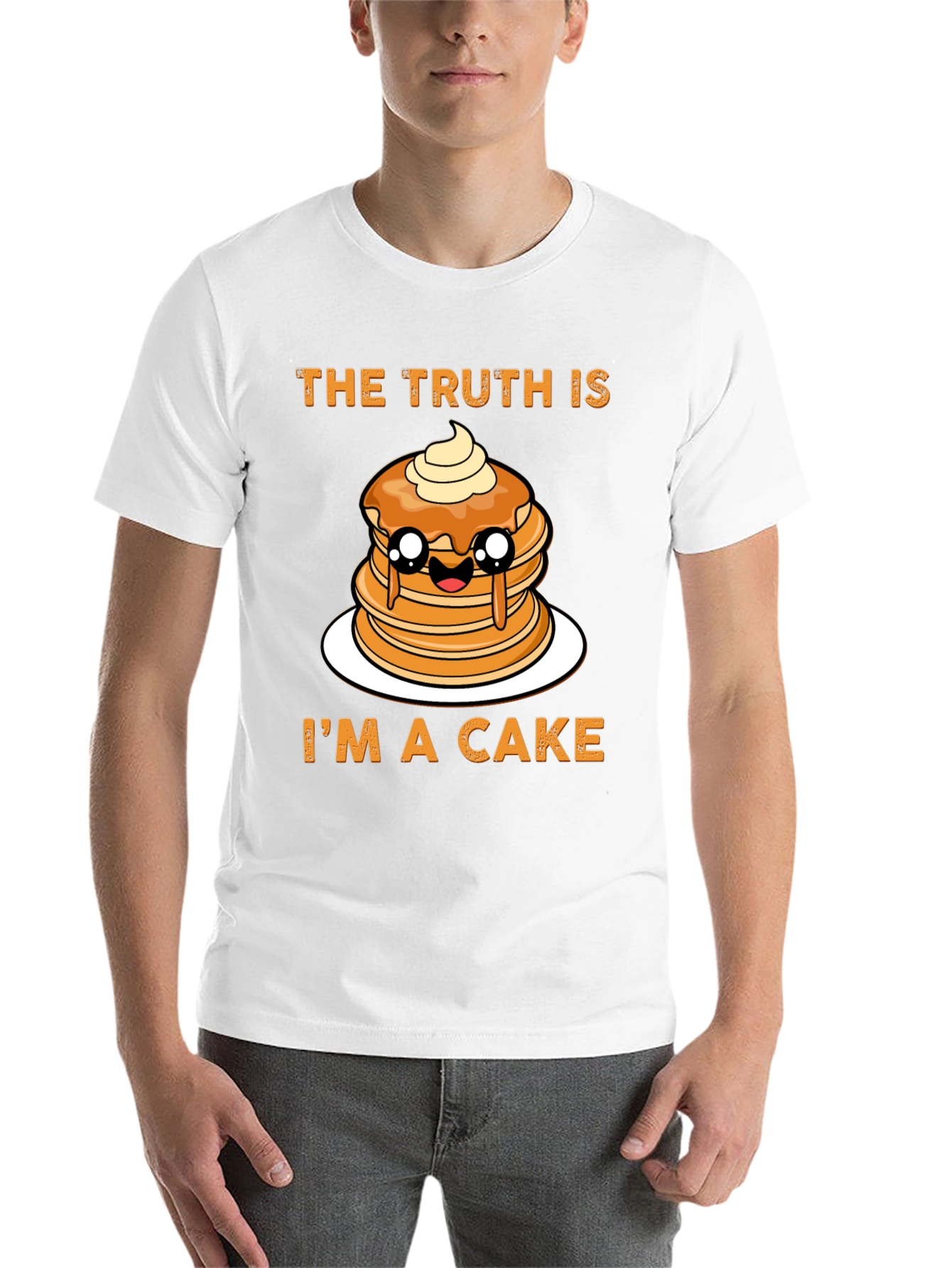 Black The Truth Is I'm A Cake T-Shirt view 14