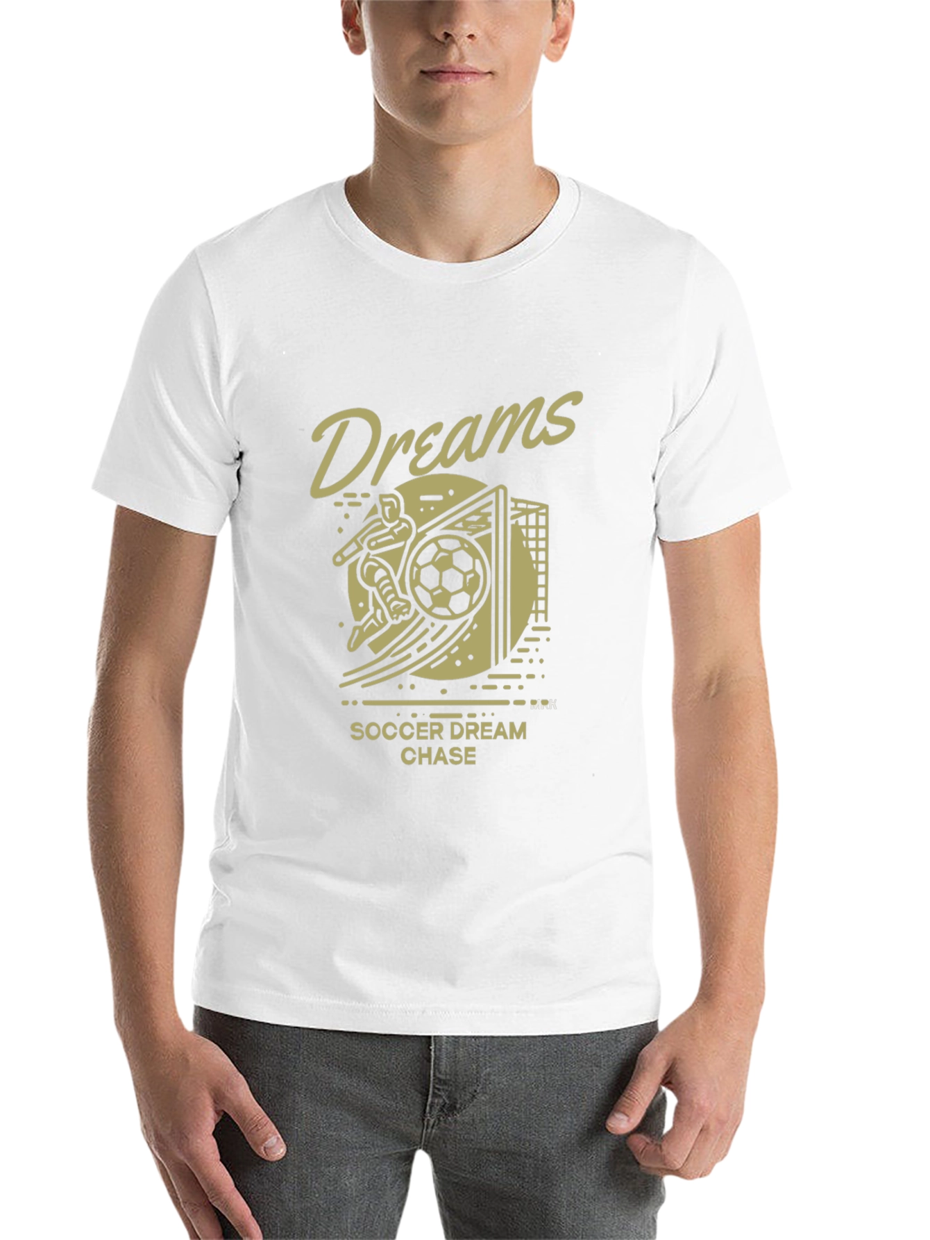 Black Soccer Dreams T-Shirt | Chase Your Dream view 14