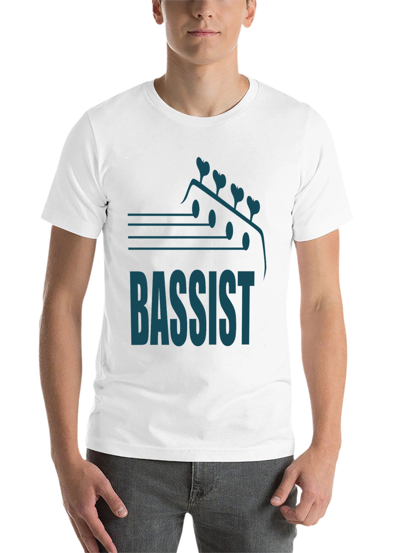 Black Bassist T-Shirt: Music Lover's Guitar Tee view 14