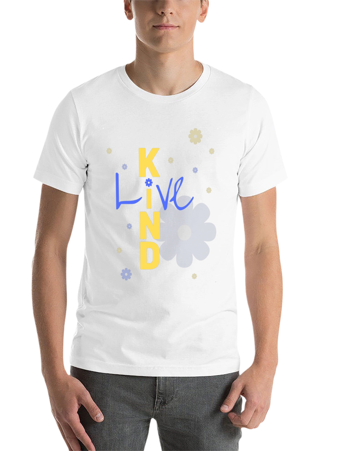 Black Live Kind T-Shirt - Positive Message Tee view 14