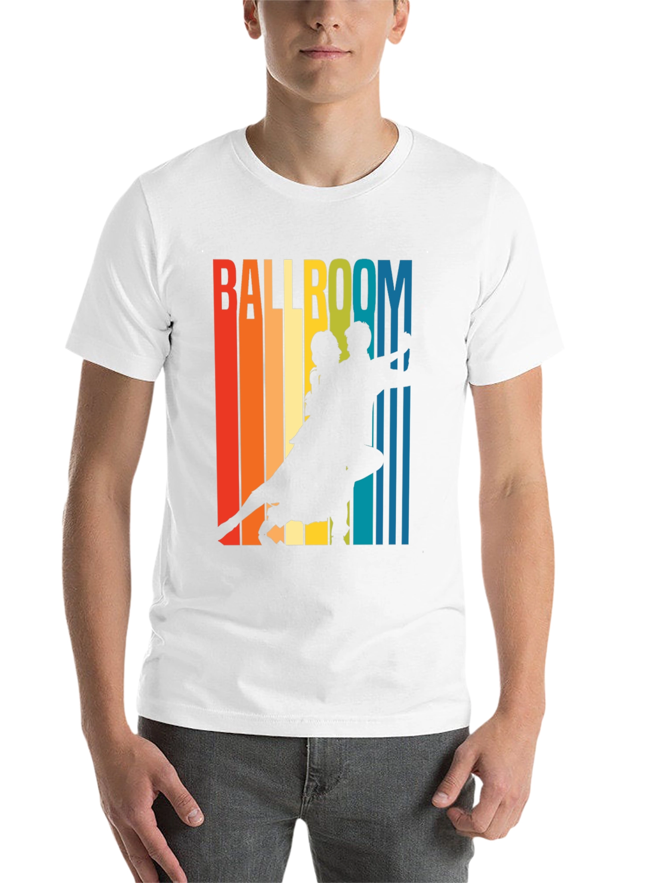Black Retro Ballroom Dance T-Shirt view 14