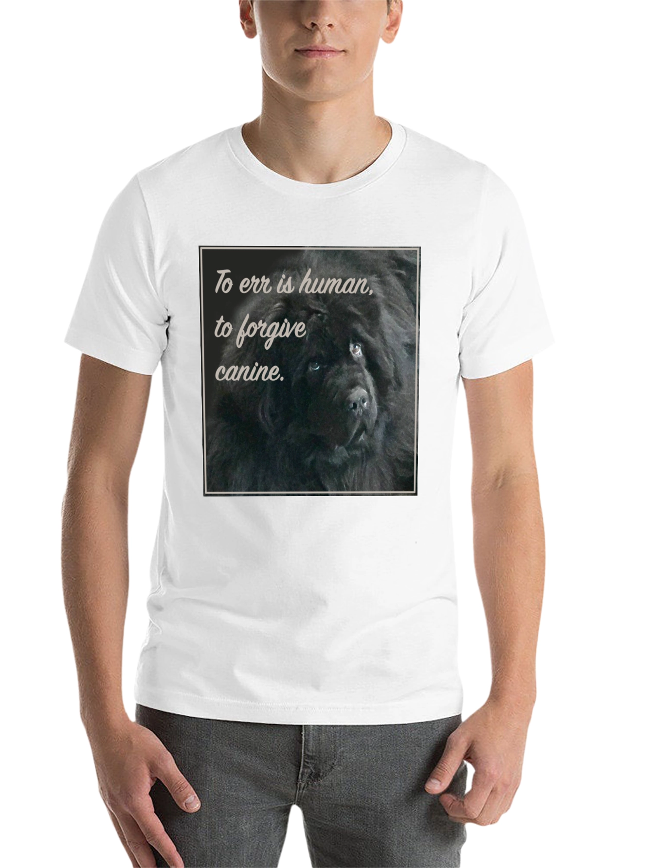 Black To Err is Human Dog T-Shirt view 14