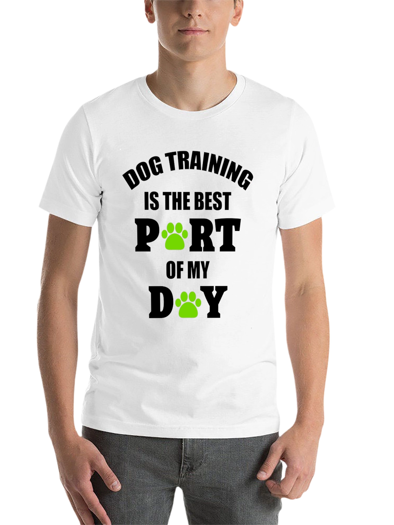 Black Dog Training Best Part of My Day T-Shirt view 14