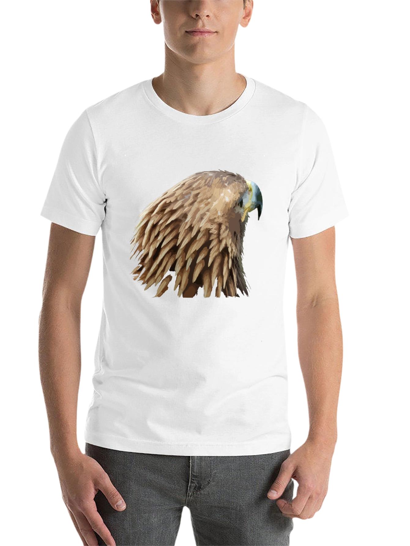 Black Eagle Graphic T-Shirt - Unique Bird Design view 14