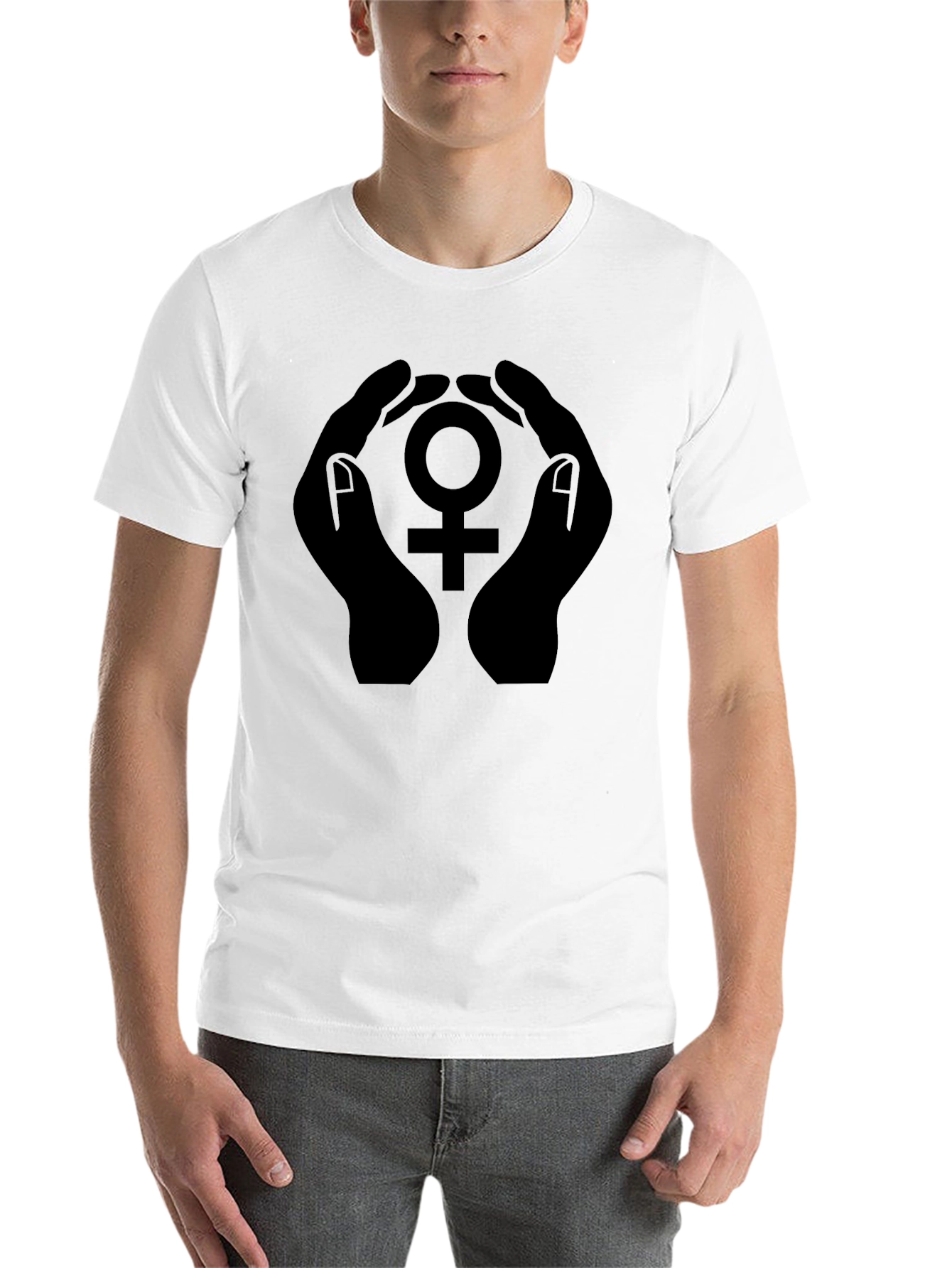 Feminist Symbol Graphic T-Shirt - 14